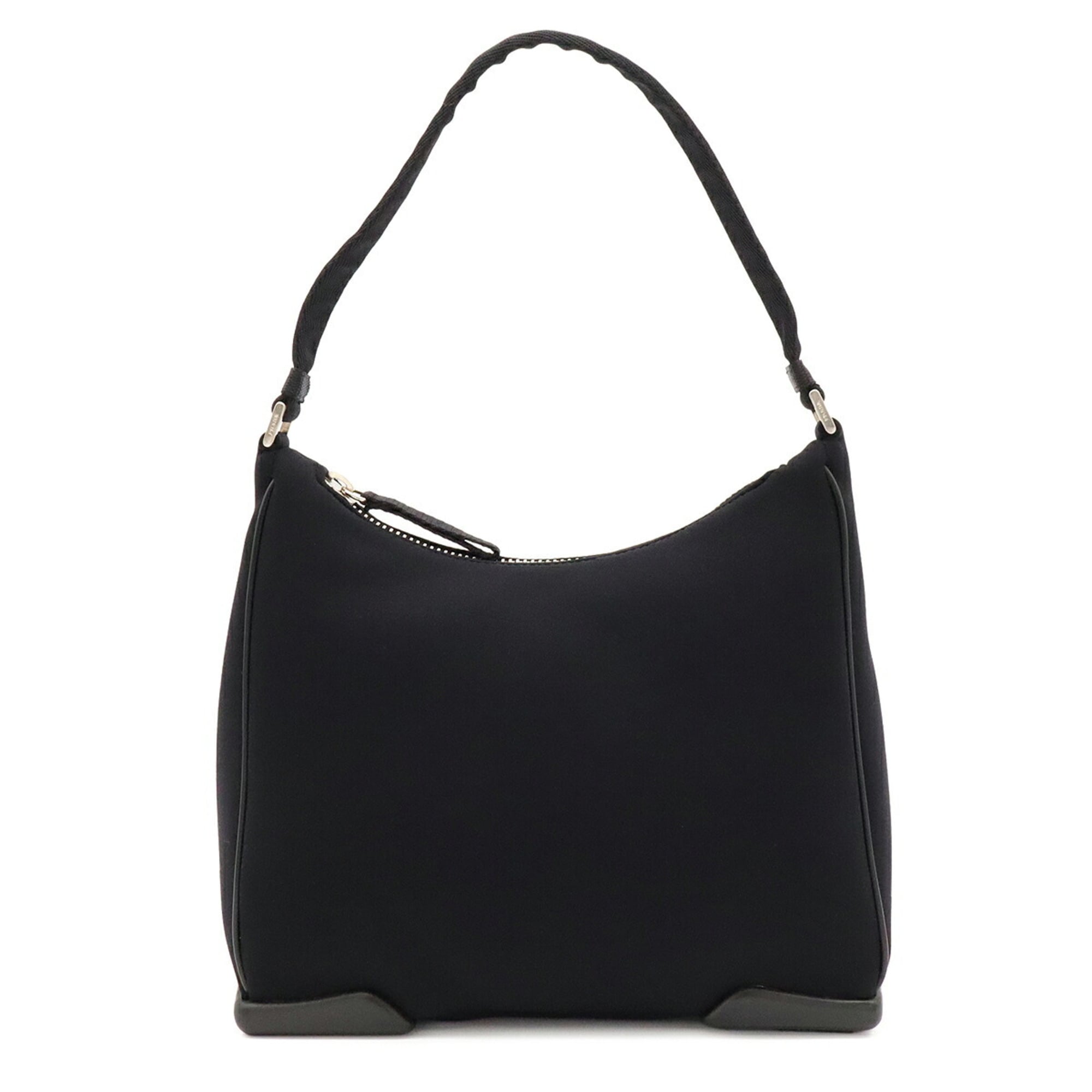 Prada Black Nero Neoprene Handbag Shoulder Bag (Pre-Owned)