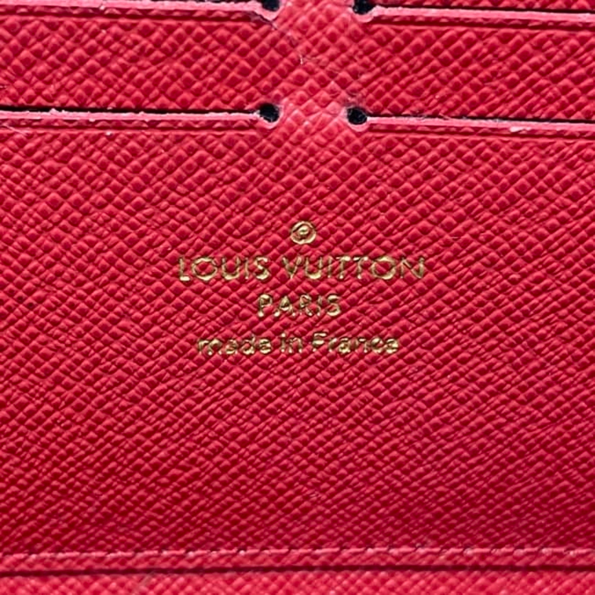 Louis Vuitton Brown Monogram Leather Long Wallet (Bi-Fold) (Pre-Owned)