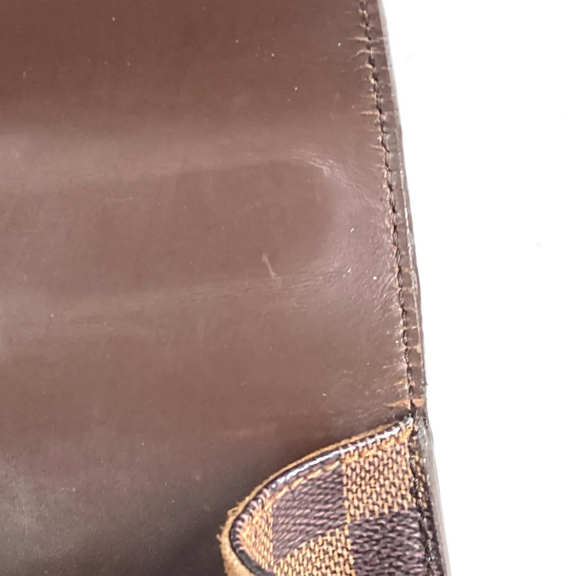 Louis Vuitton Brown Ebene Damier Canvas Briefcase (Pre-Owned)