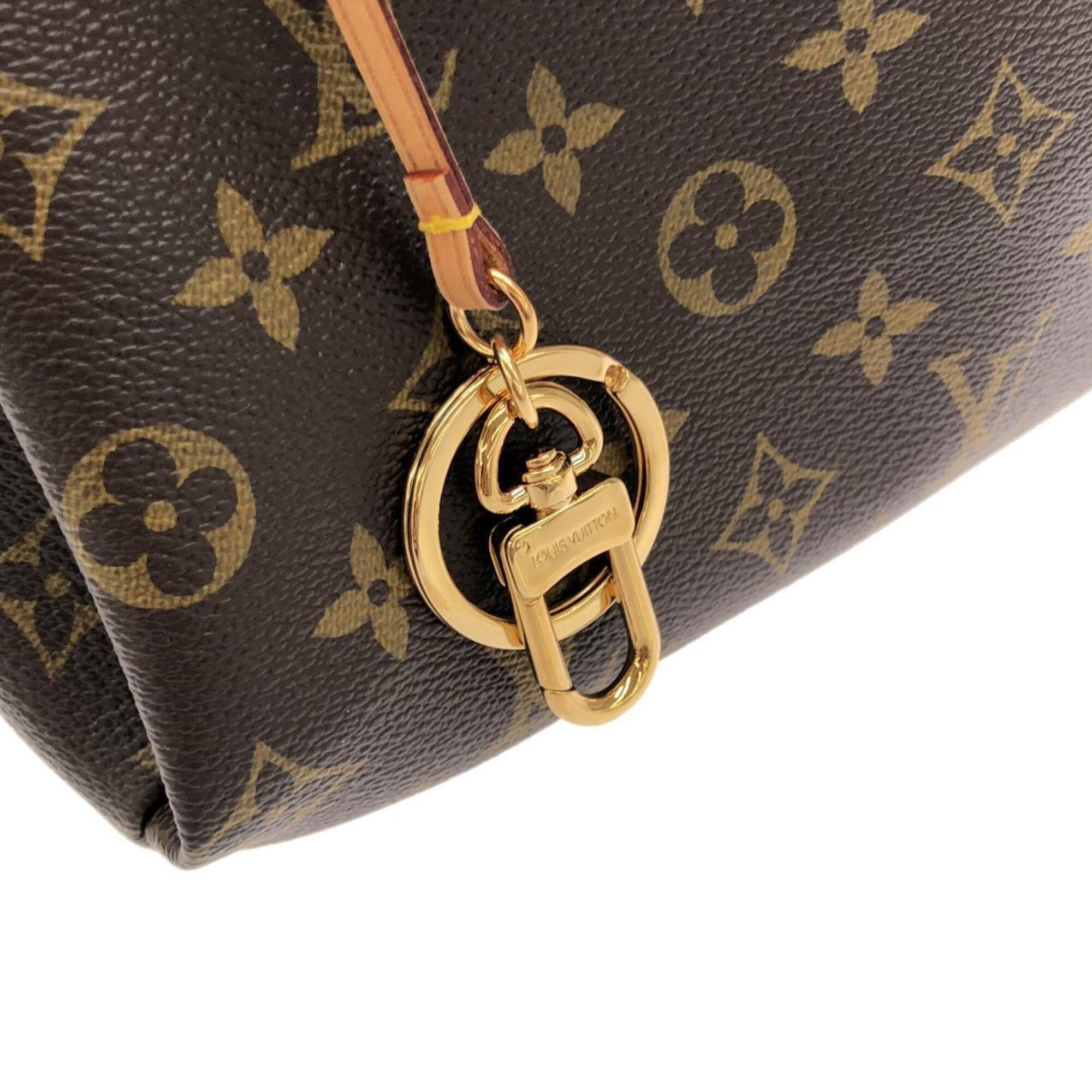 Louis Vuitton Marron Coated Canvas Shoulder Bag (Pre-Owned)