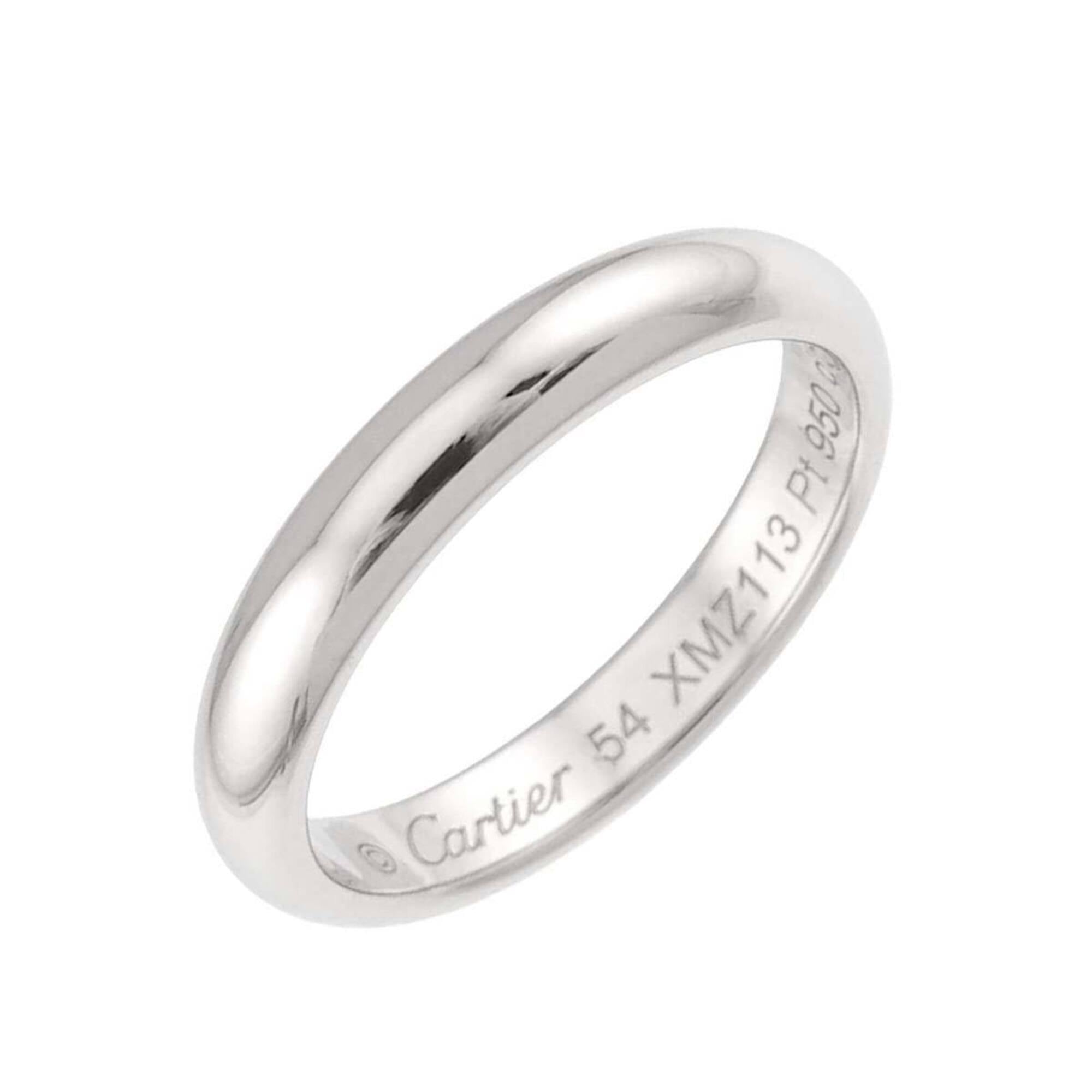Cartier Platinum 950 Band Ring (Pre-Owned)