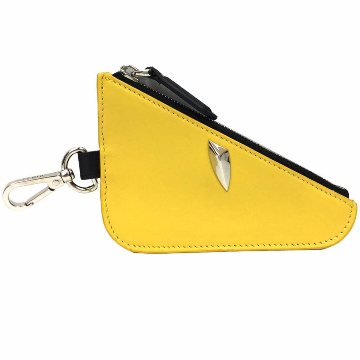 Fendi Yellow Leather Coin Purse/Coin Case (Pre-Owned)