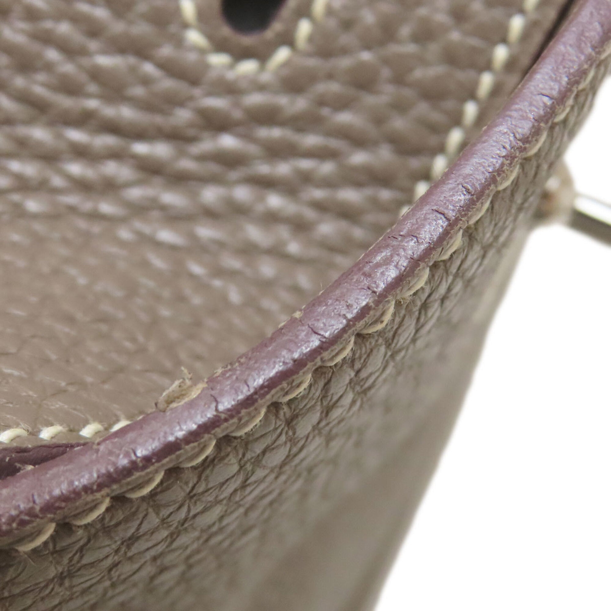 Hermes Etoupe Gray Handbag (Pre-Owned)