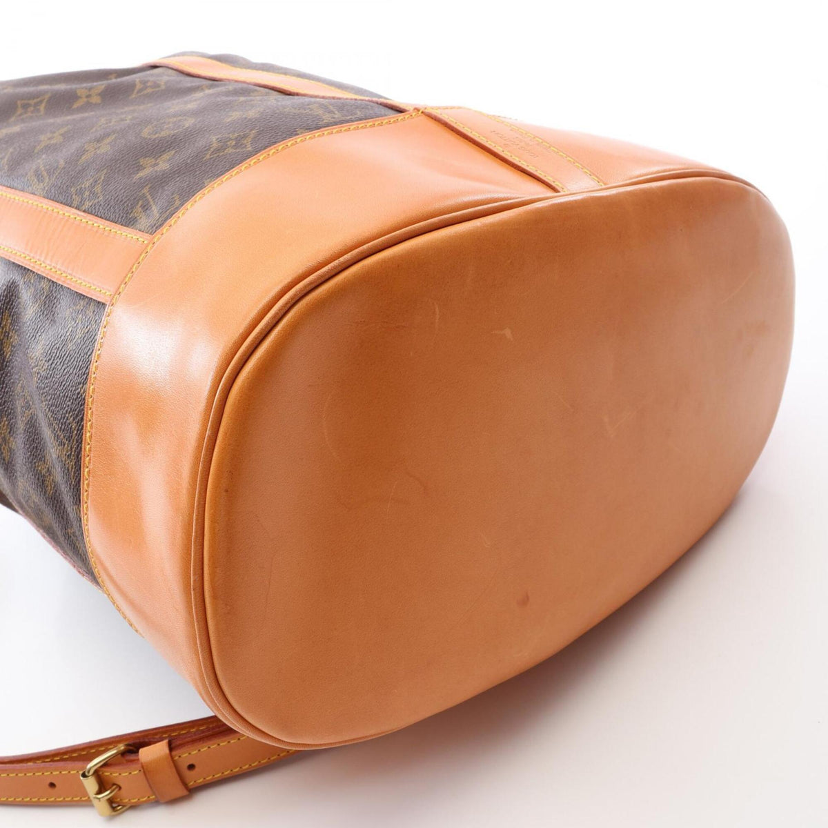 Louis Vuitton Brown Monogram Coated Canvas Leather Handbag Shoulder Bag (Pre-Owned)