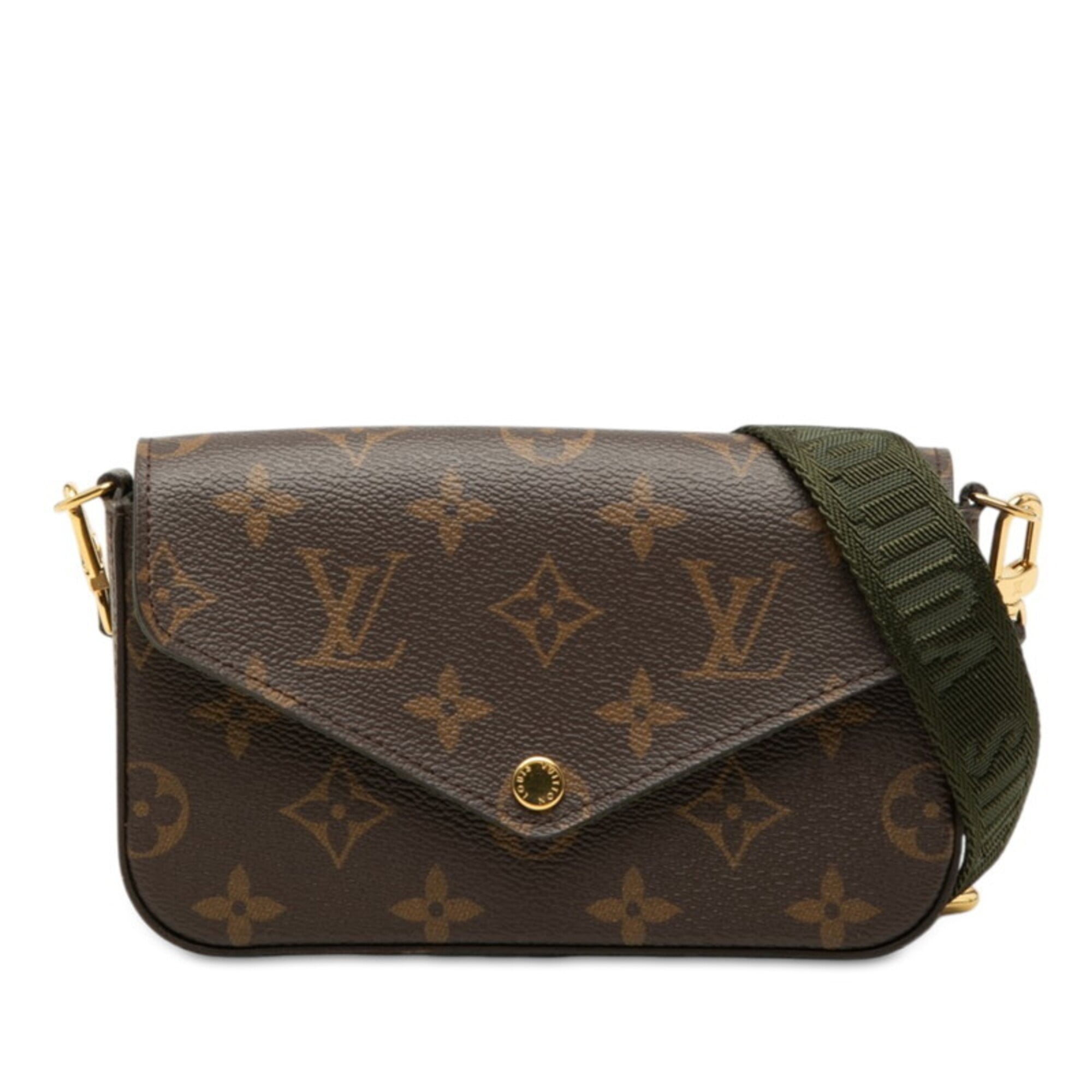 Louis Vuitton Brown Monogram Monogram Pochette Pouch Shoulder Bag (Pre-Owned)