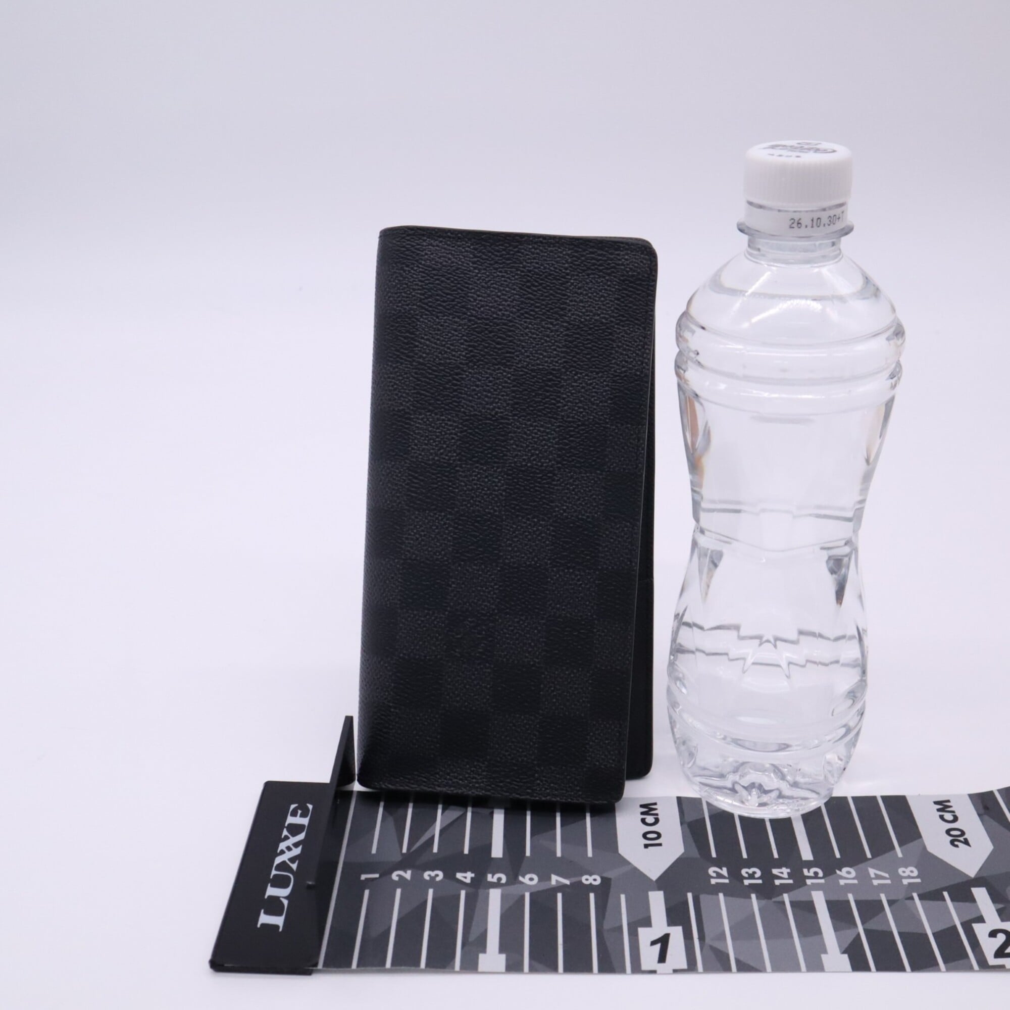 Louis Vuitton Damier Graphite Black Damier Graphite Gray Damier Graphite Leather Long Wallet (Bi-Fold) (Pre-Owned)