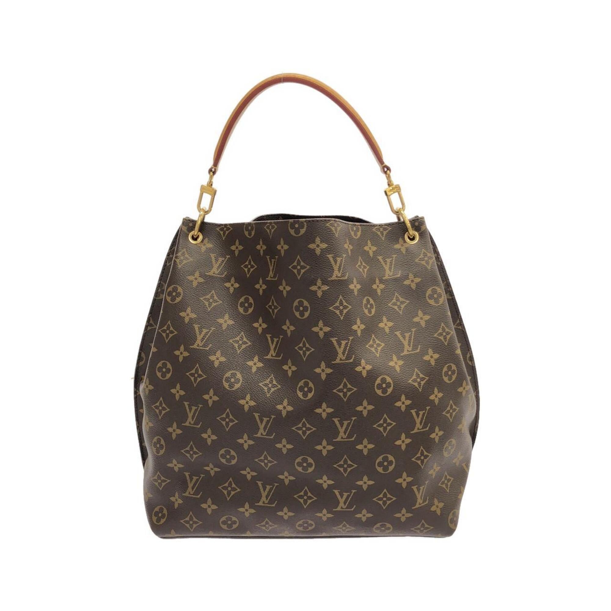 Louis Vuitton Marron Coated Canvas Shoulder Bag (Pre-Owned)