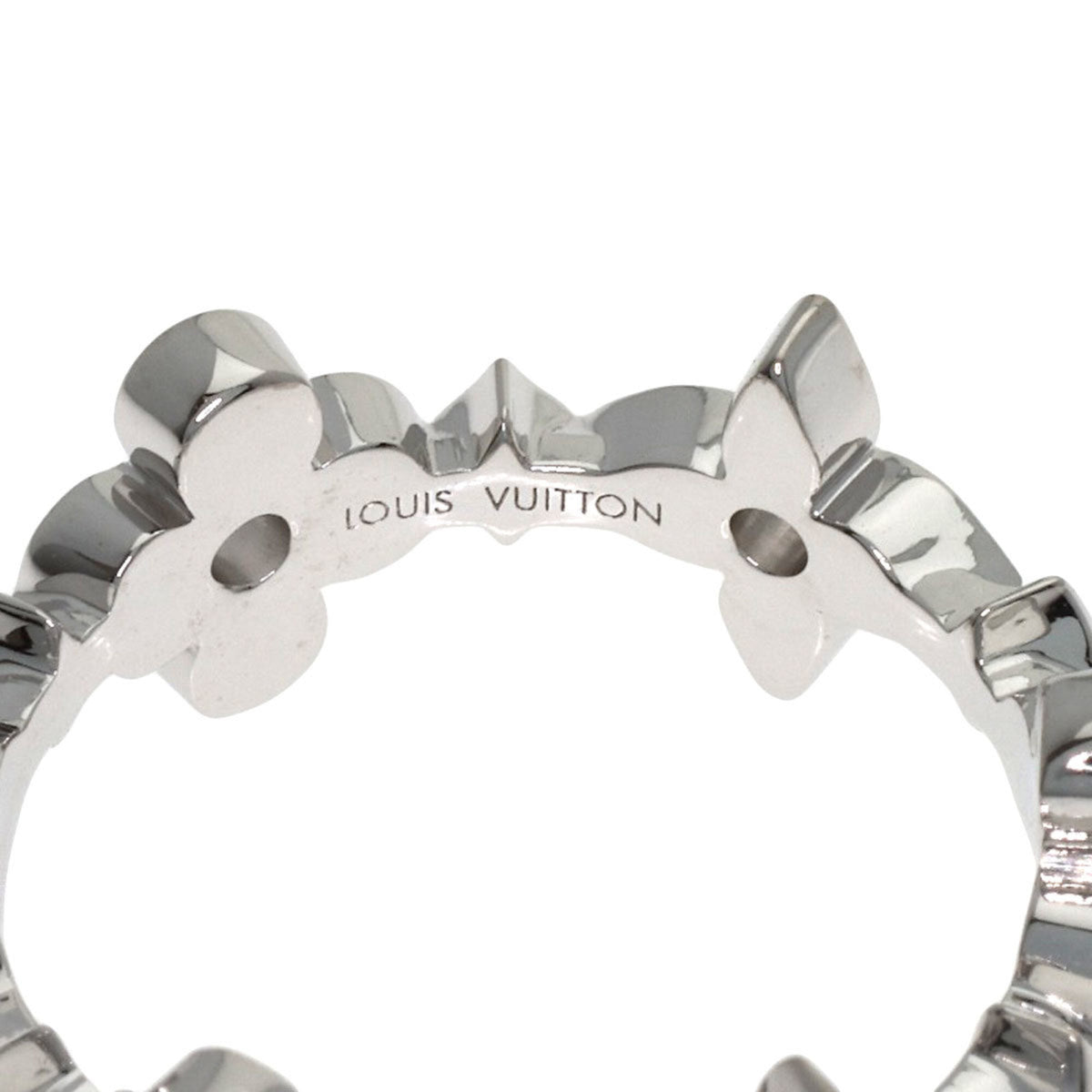 Louis Vuitton White Gold (18K) Band Ring (Pre-Owned)