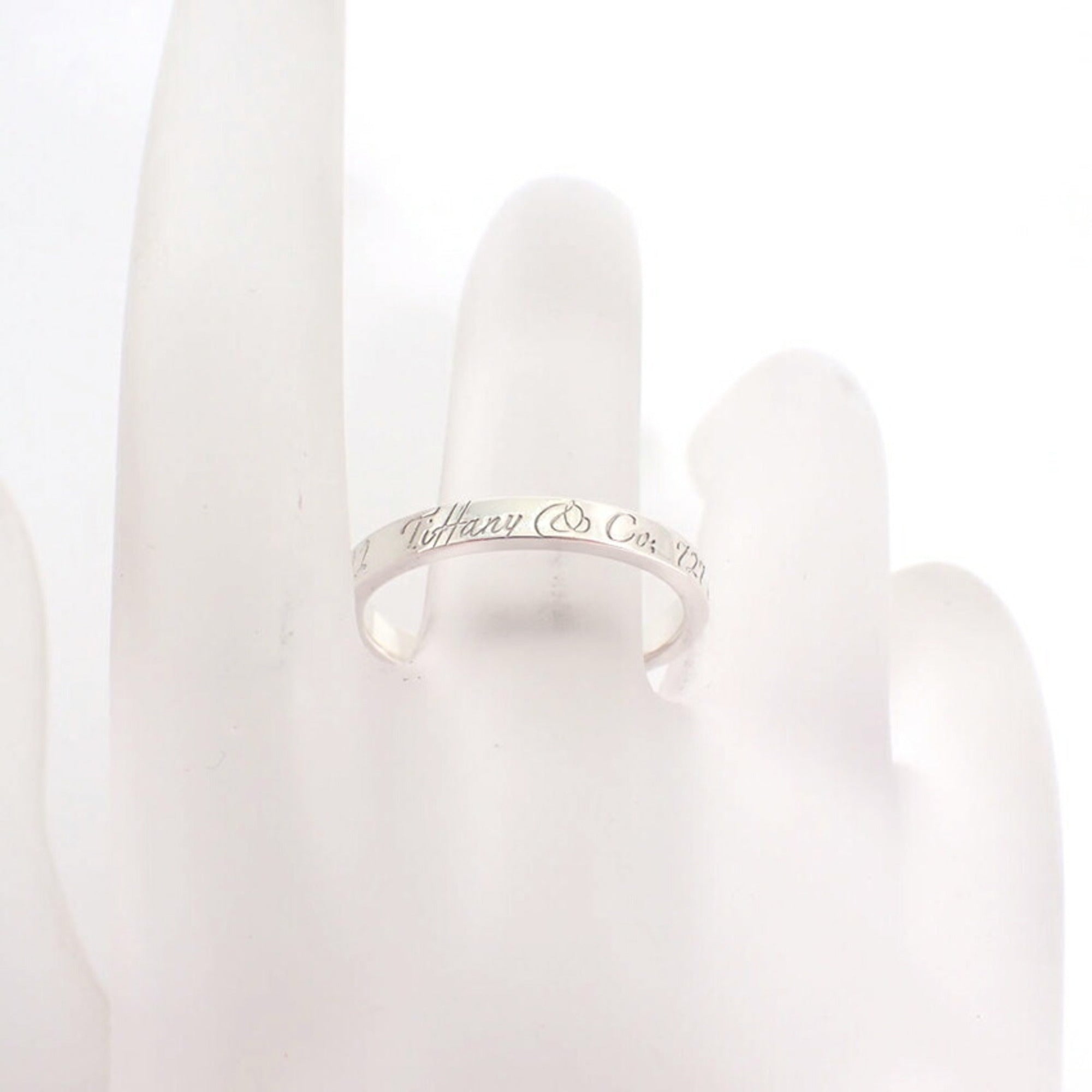 Tiffany Sterling Silver 925 Band Ring (Pre-Owned)