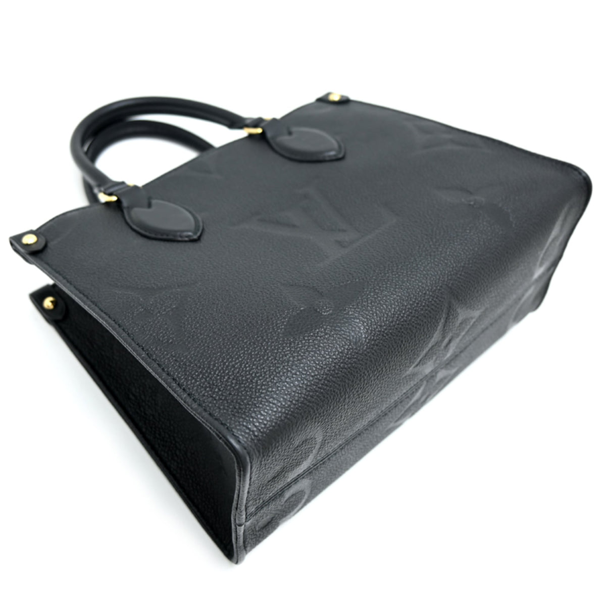 Louis Vuitton Black Noir Monogram Empreinte Handbag (Pre-Owned)