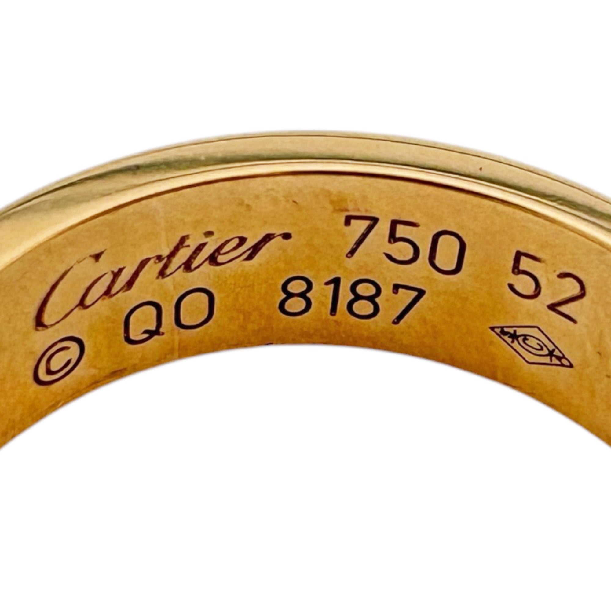 Cartier Love Pink Gold Pink Gold (18K) Band Ring (Pre-Owned)
