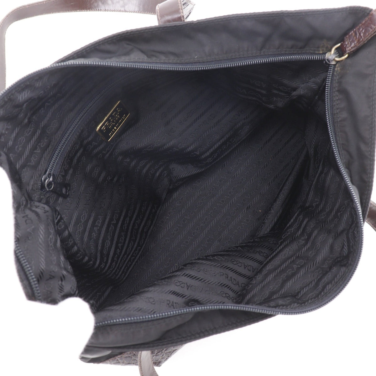 Prada Black Nylon Tote Bag (Pre-Owned)