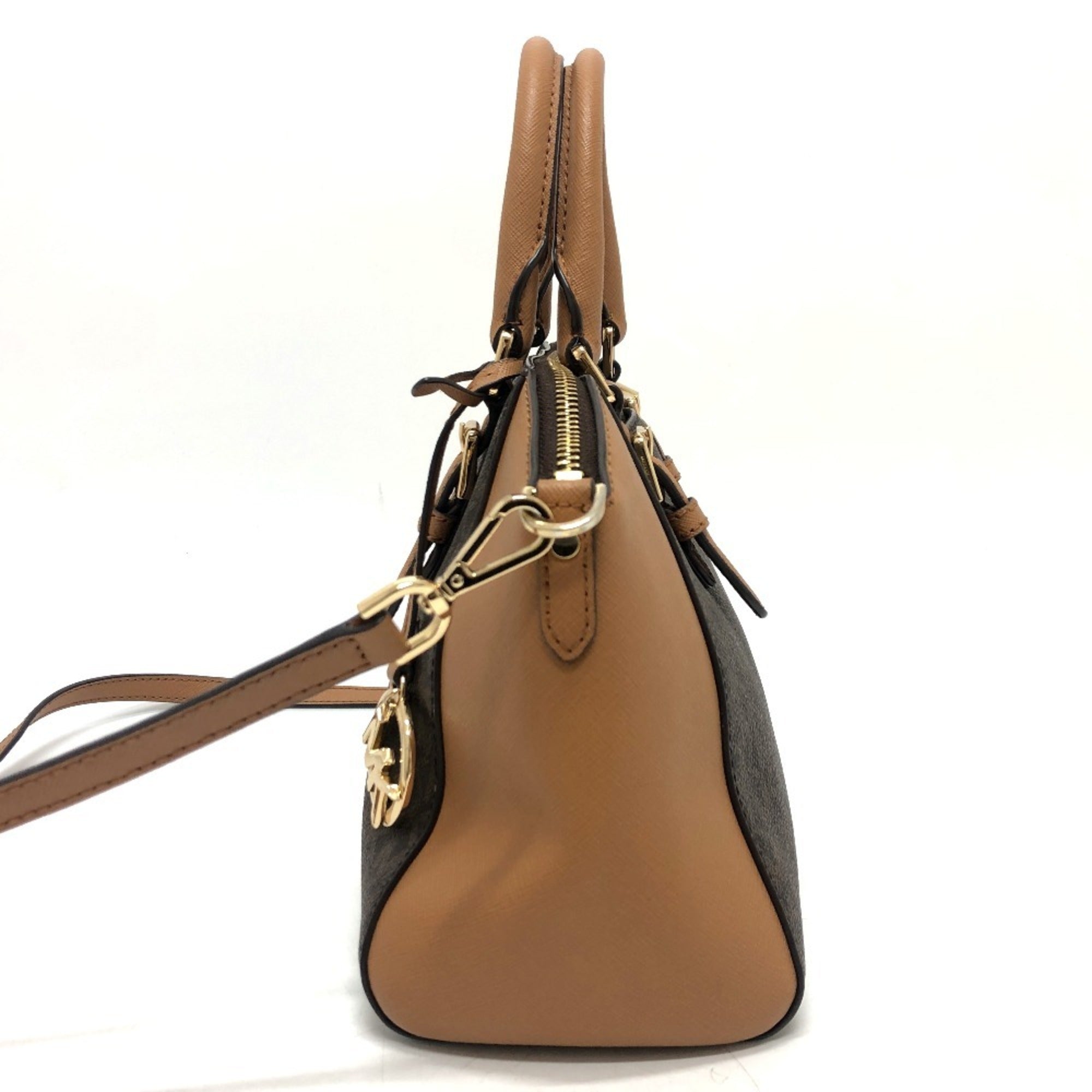 Michael Kors Brown Pvc Handbag (Pre-Owned)