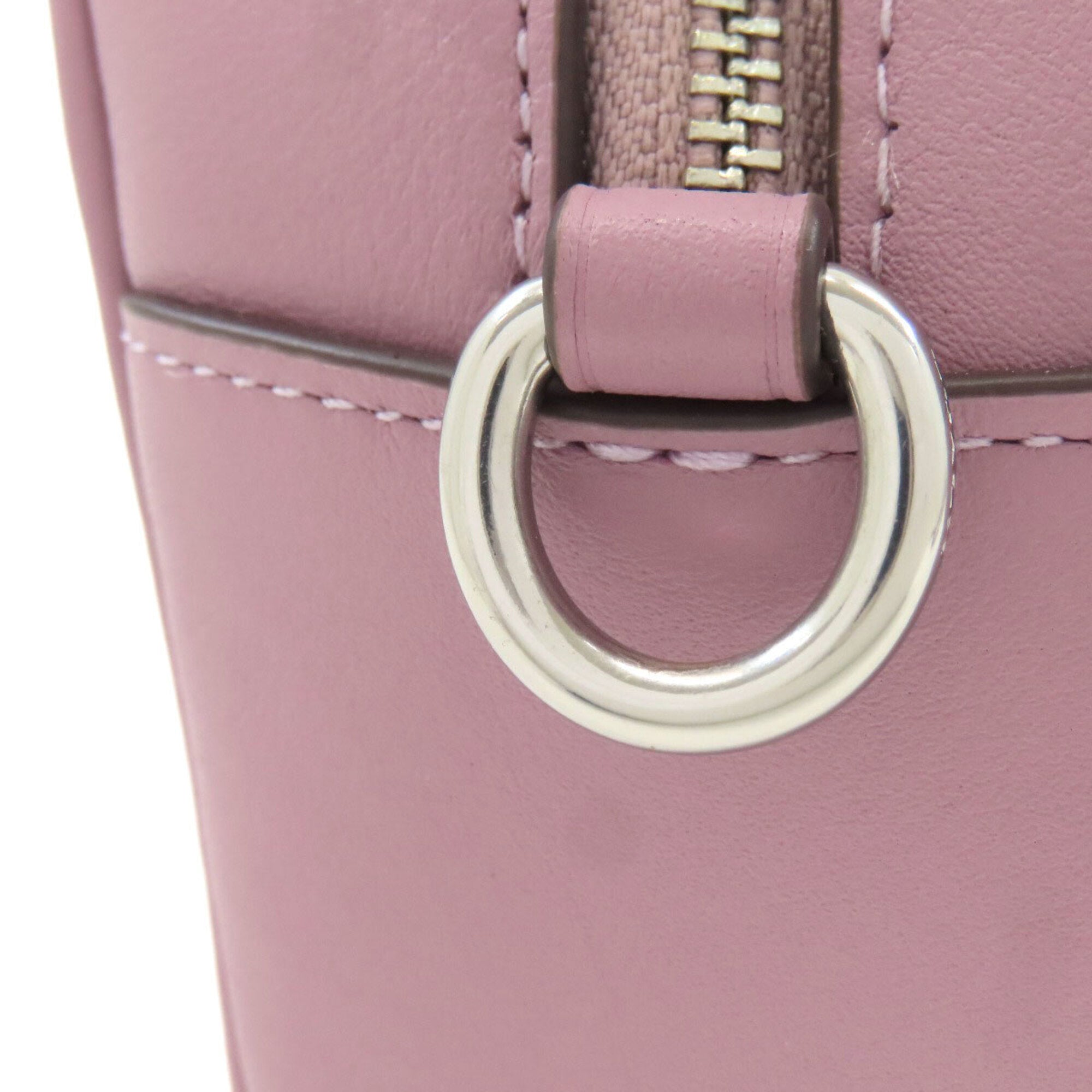 Coach Pink Leather Handbag (Pre-Owned)