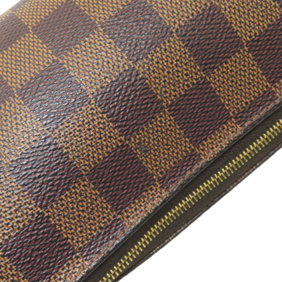 Louis Vuitton Damier Canvas Ebene Damier Canvas Shoulder Bag (Pre-Owned)