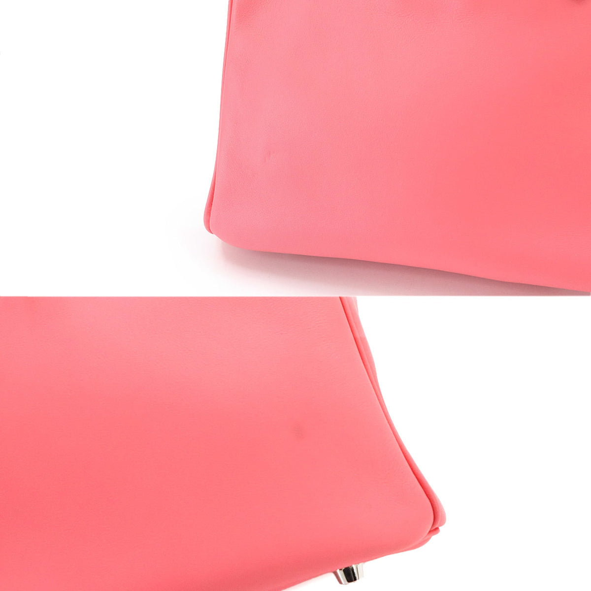 Hermes Rose Azalee Swift Leather Handbag (Pre-Owned)