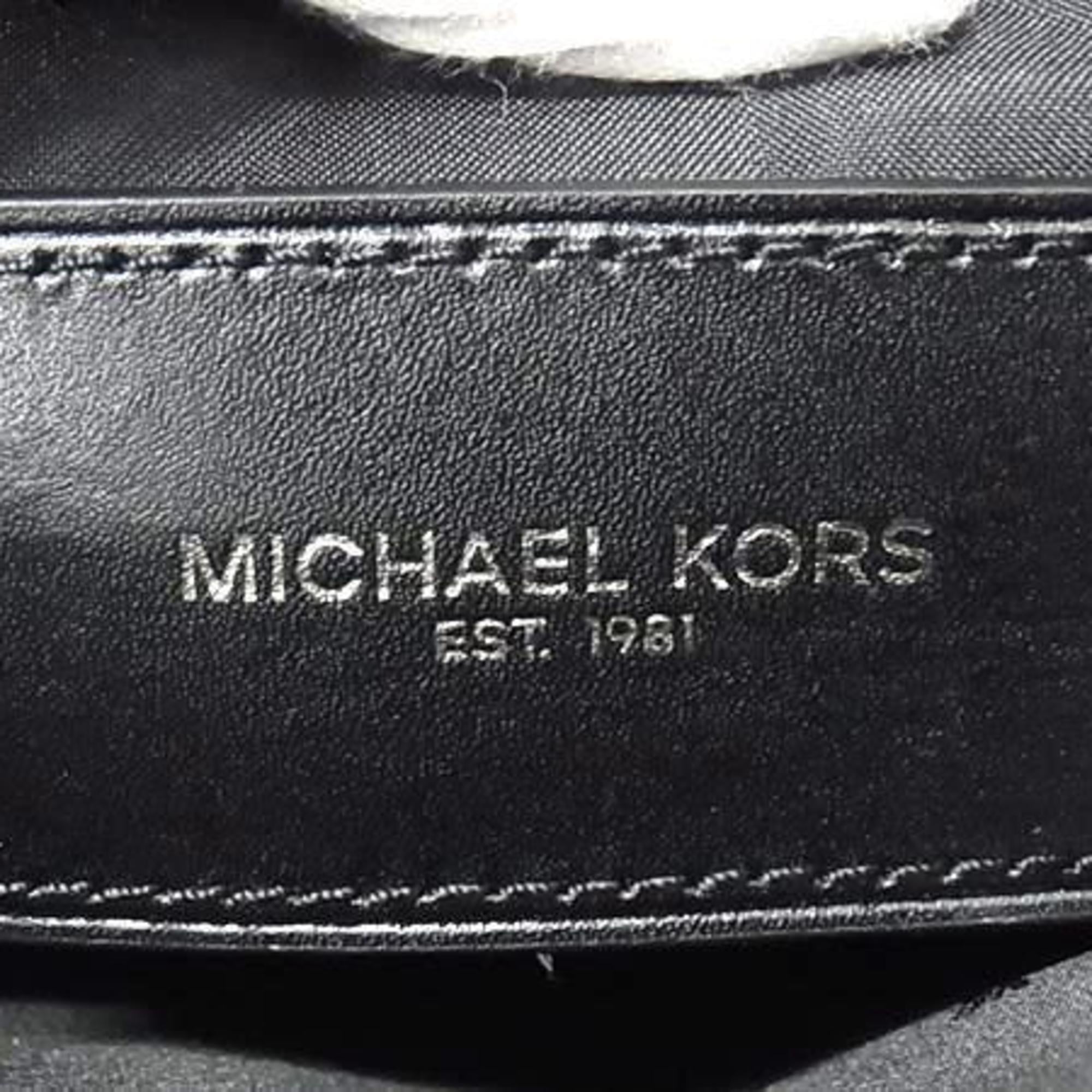 Michael Kors Gray Red Color Pvc Handbag Shoulder Bag Tote Bag (Pre-Owned)