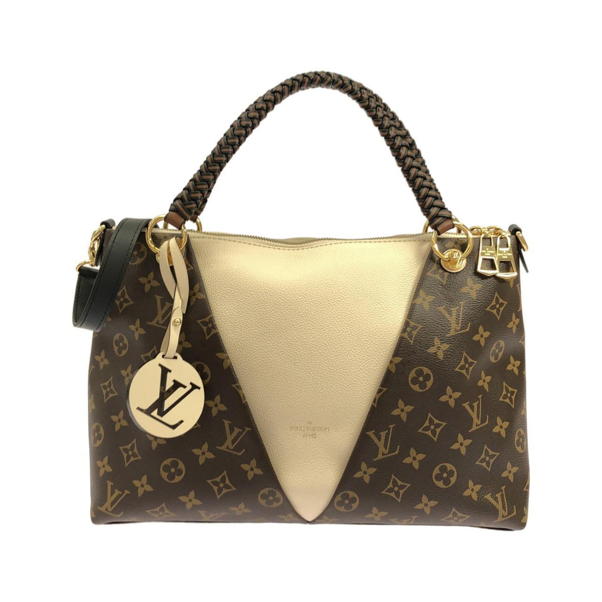 Louis Vuitton Coated Canvas Leather Handbag (Pre-Owned)