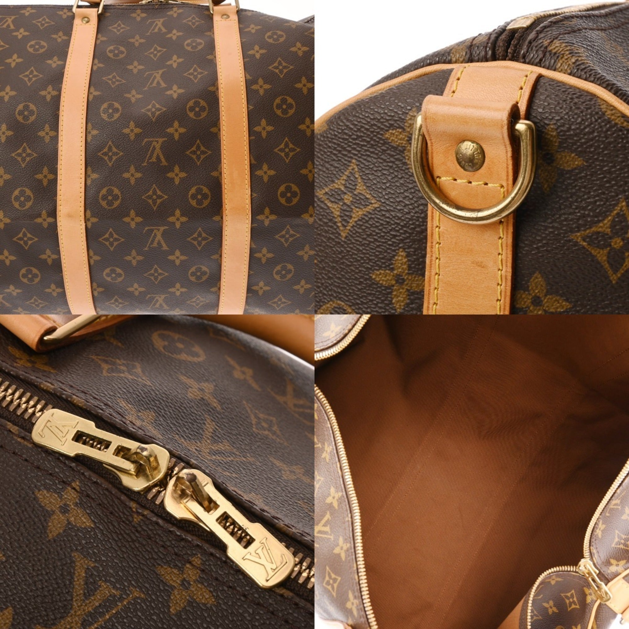 Louis Vuitton Brown Monogram Boston Bag (Pre-Owned)