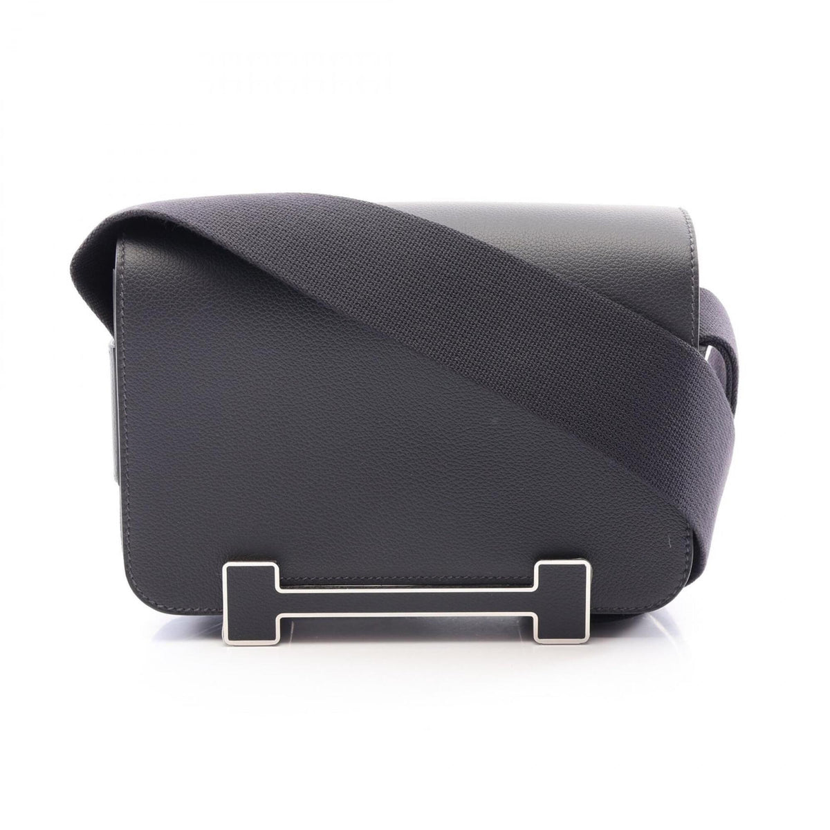 Hermes Navy Handbag Shoulder Bag (Pre-Owned)