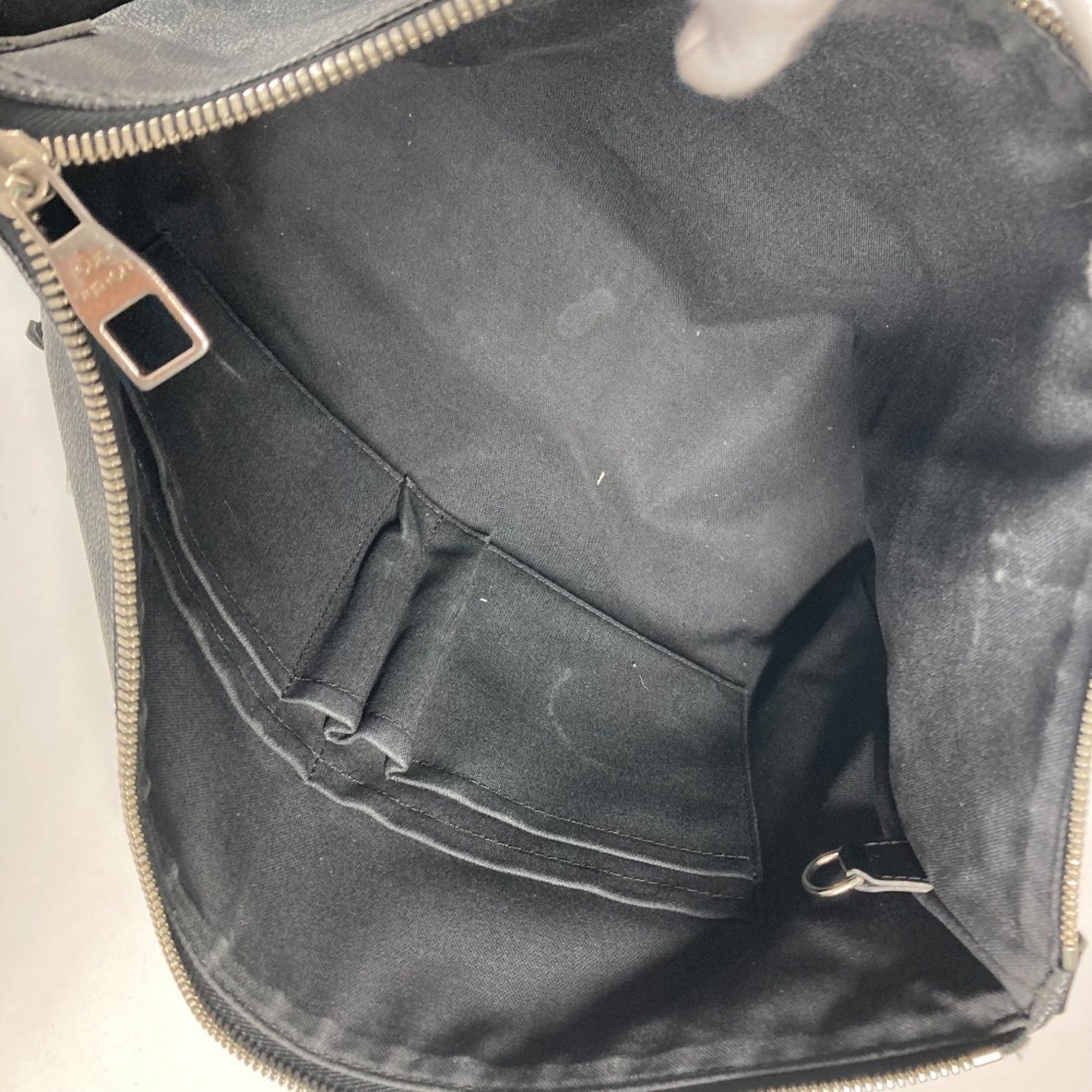 Louis Vuitton Black Damier Graphite Shoulder Bag (Pre-Owned)