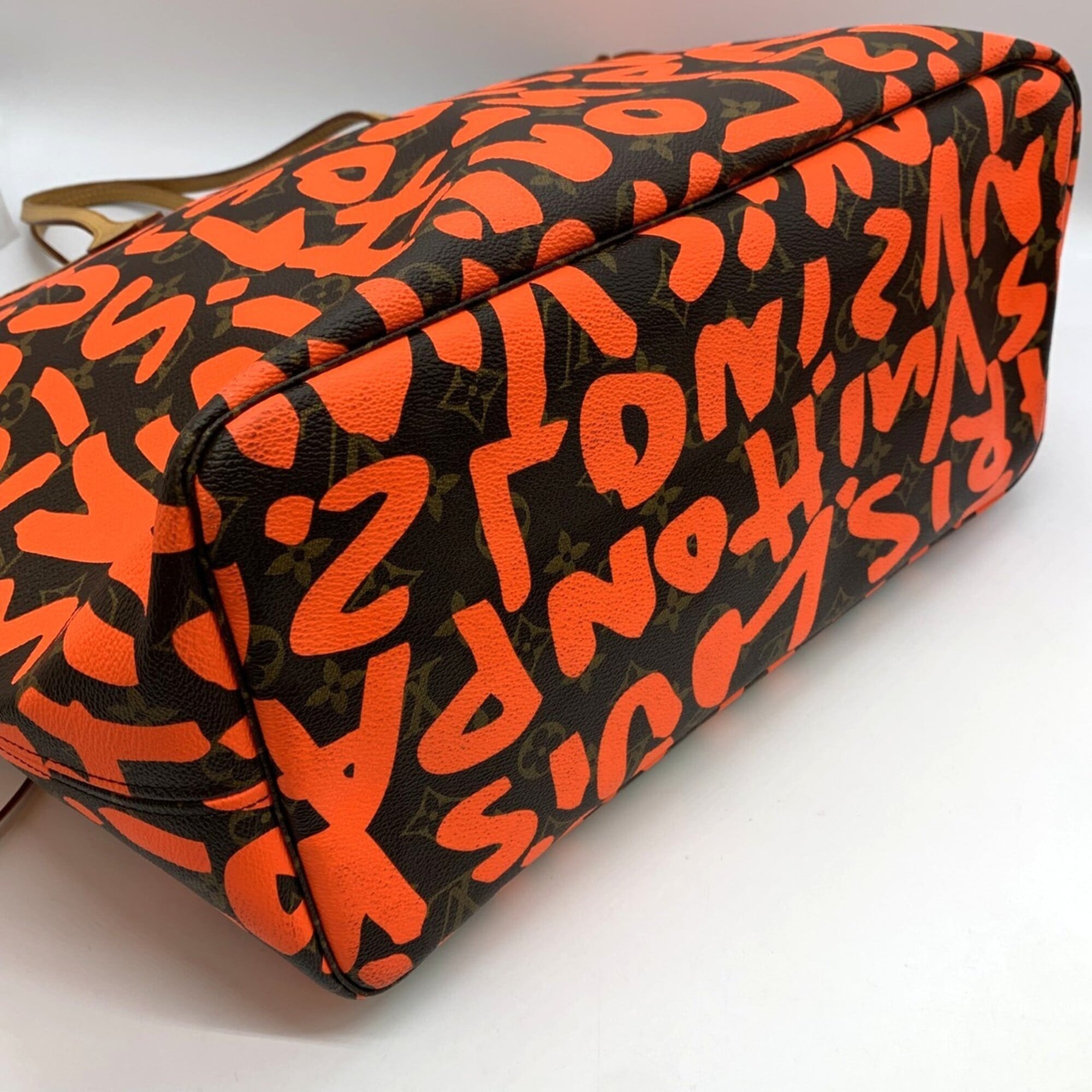 Louis Vuitton Monogram Orange Monogram Graffiti Shoulder Bag Tote Bag (Pre-Owned)
