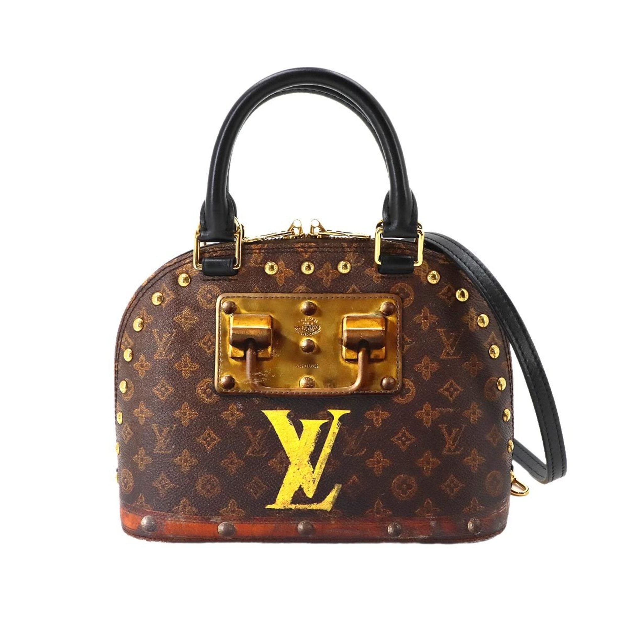 Louis Vuitton Monogram Leather Handbag (Pre-Owned)