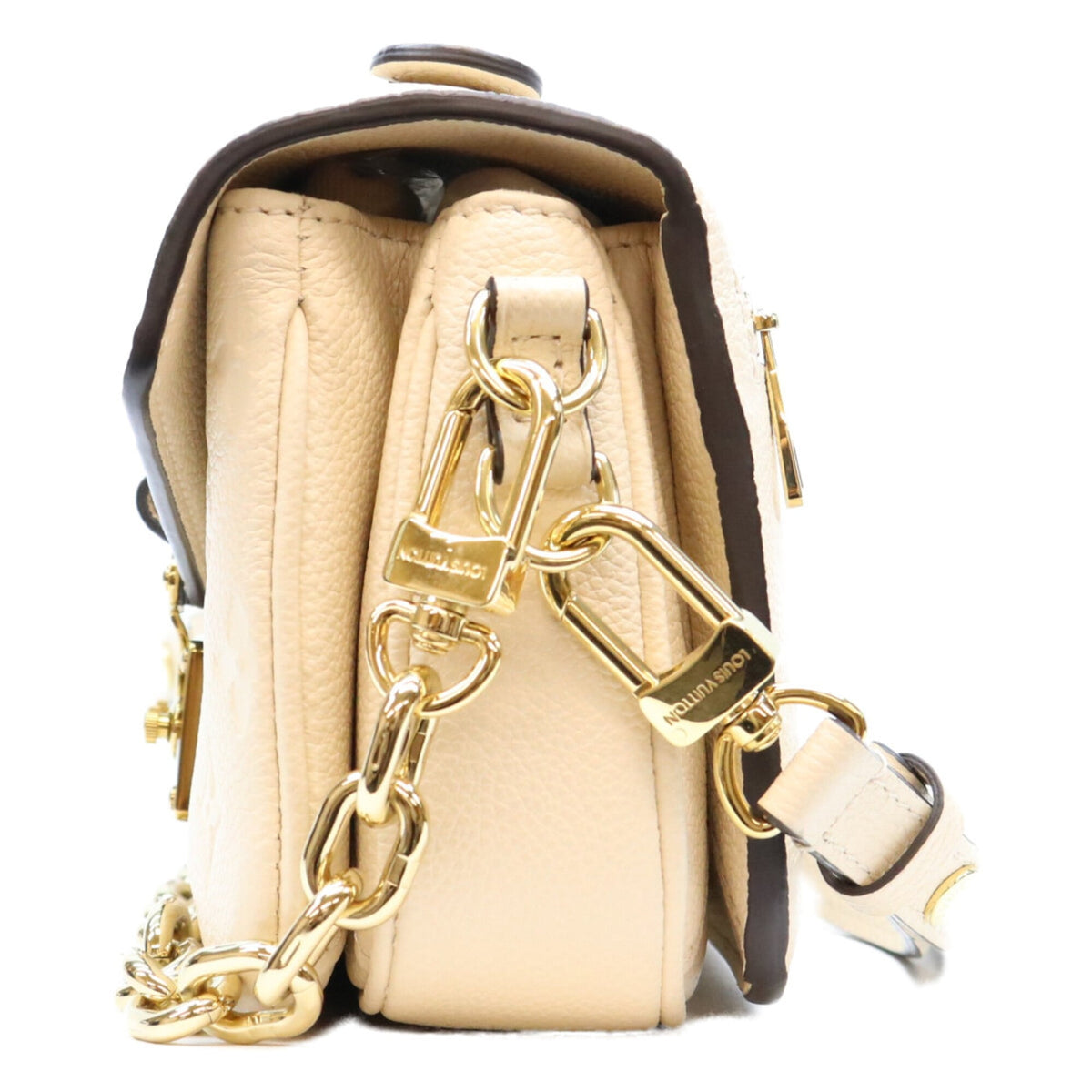 Louis Vuitton Beige Monogram Empreinte Shoulder Bag (Pre-Owned)