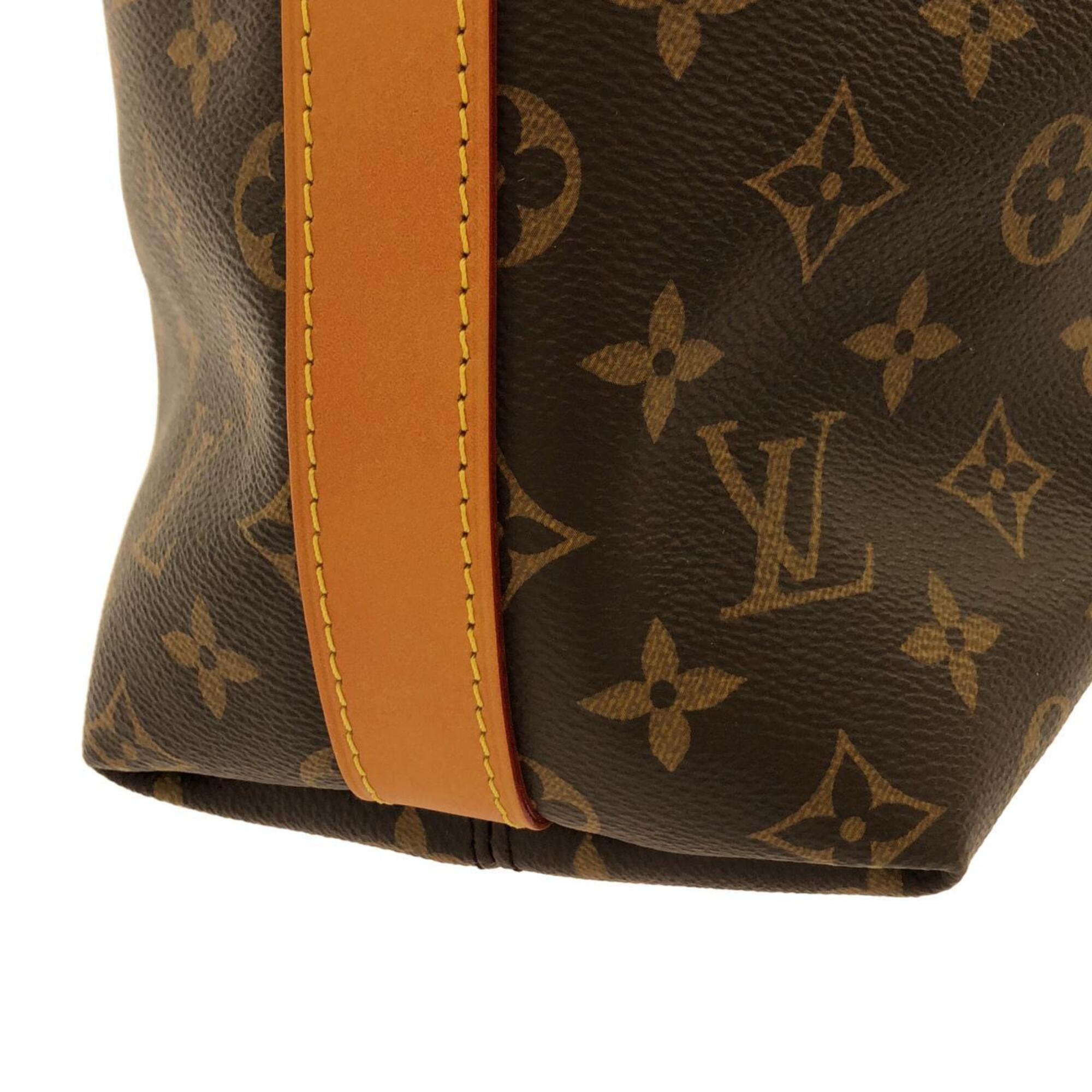 Louis Vuitton Marron Coated Canvas Shoulder Bag (Pre-Owned)