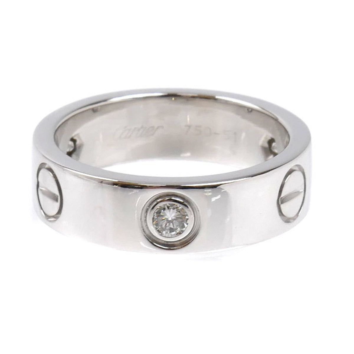 Cartier White Gold (18K) Band Ring (Pre-Owned)