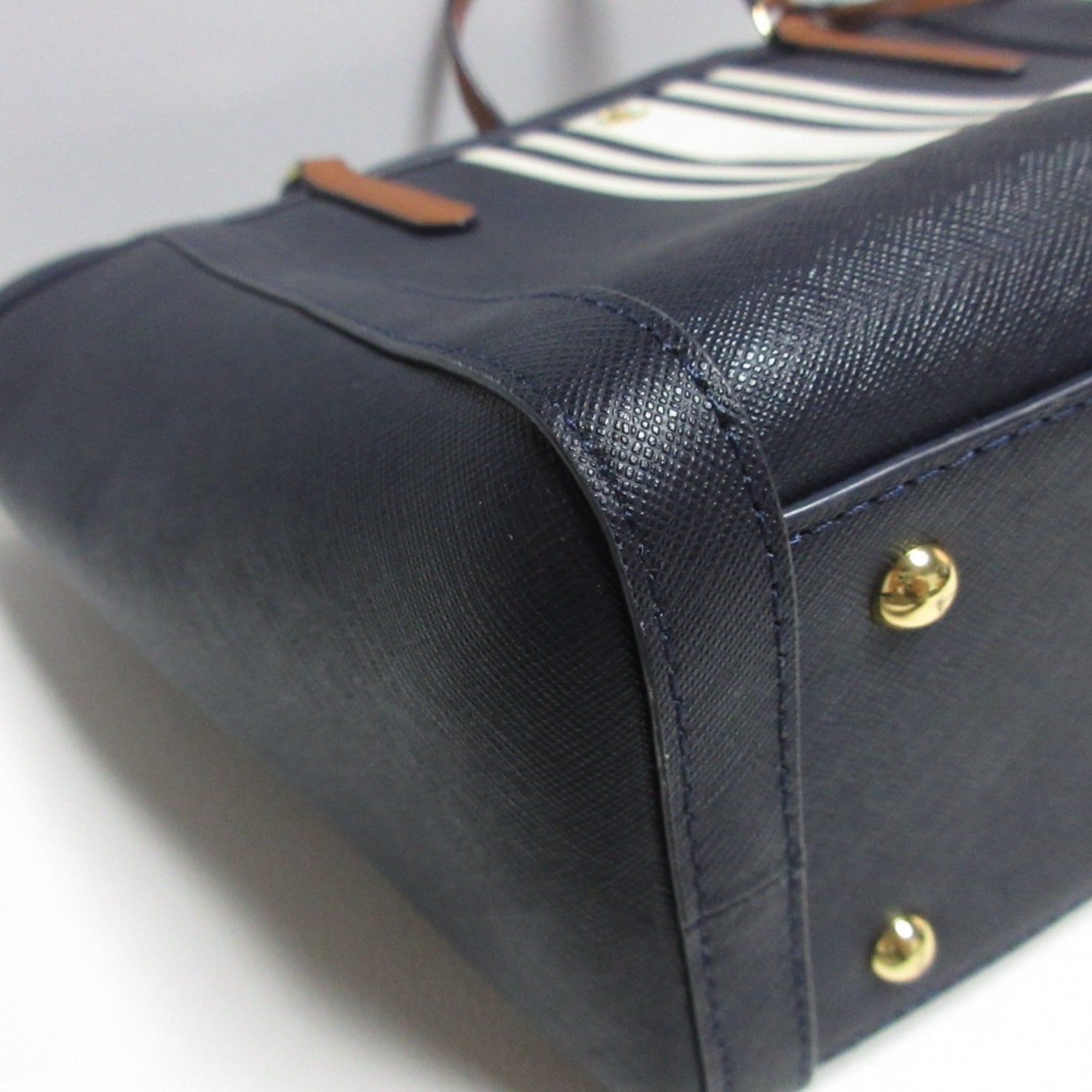 Ralph Lauren Navy Shoulder Bag Tote Bag (Pre-Owned)
