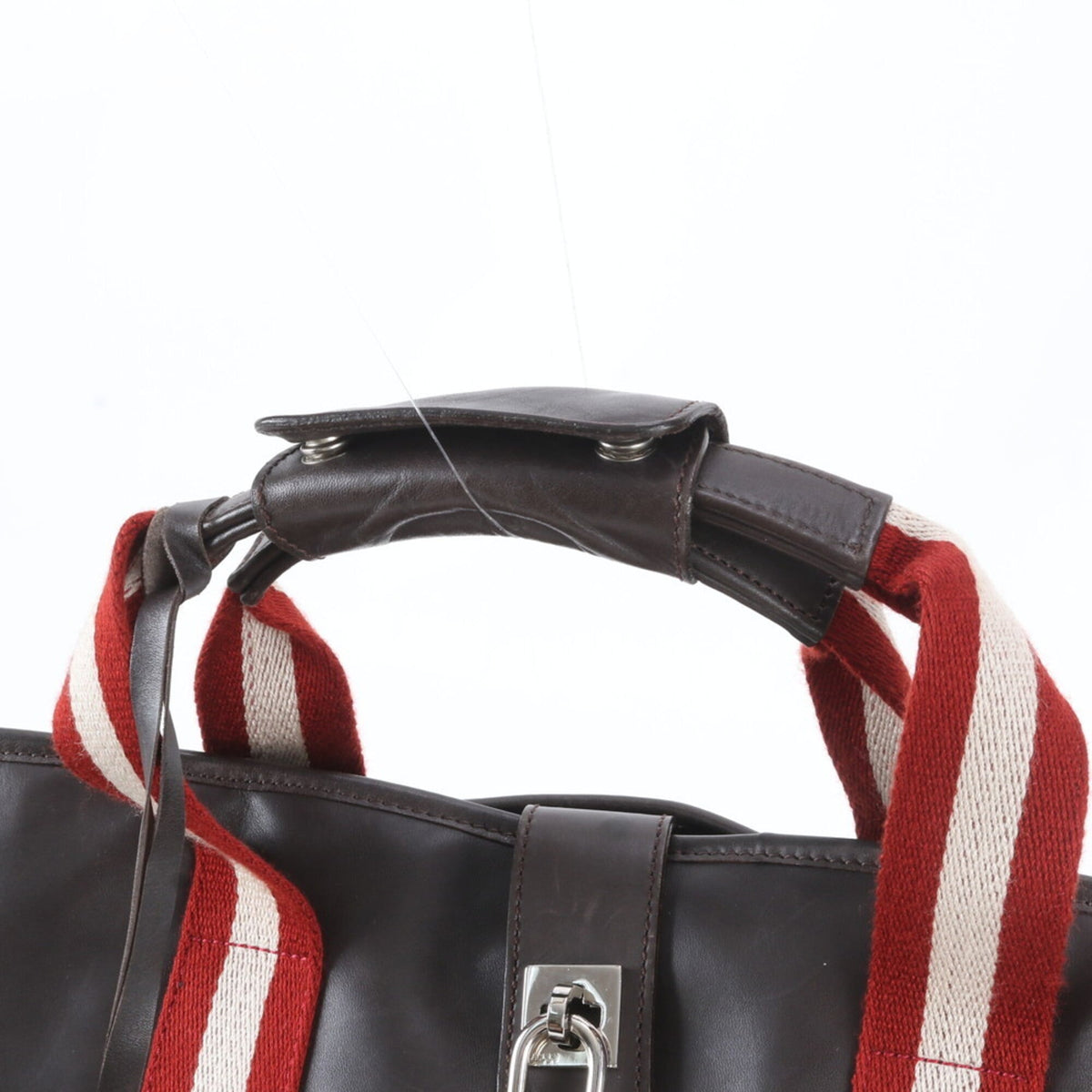 Bally Dark Brown Leather Shoulder Bag (Pre-Owned)