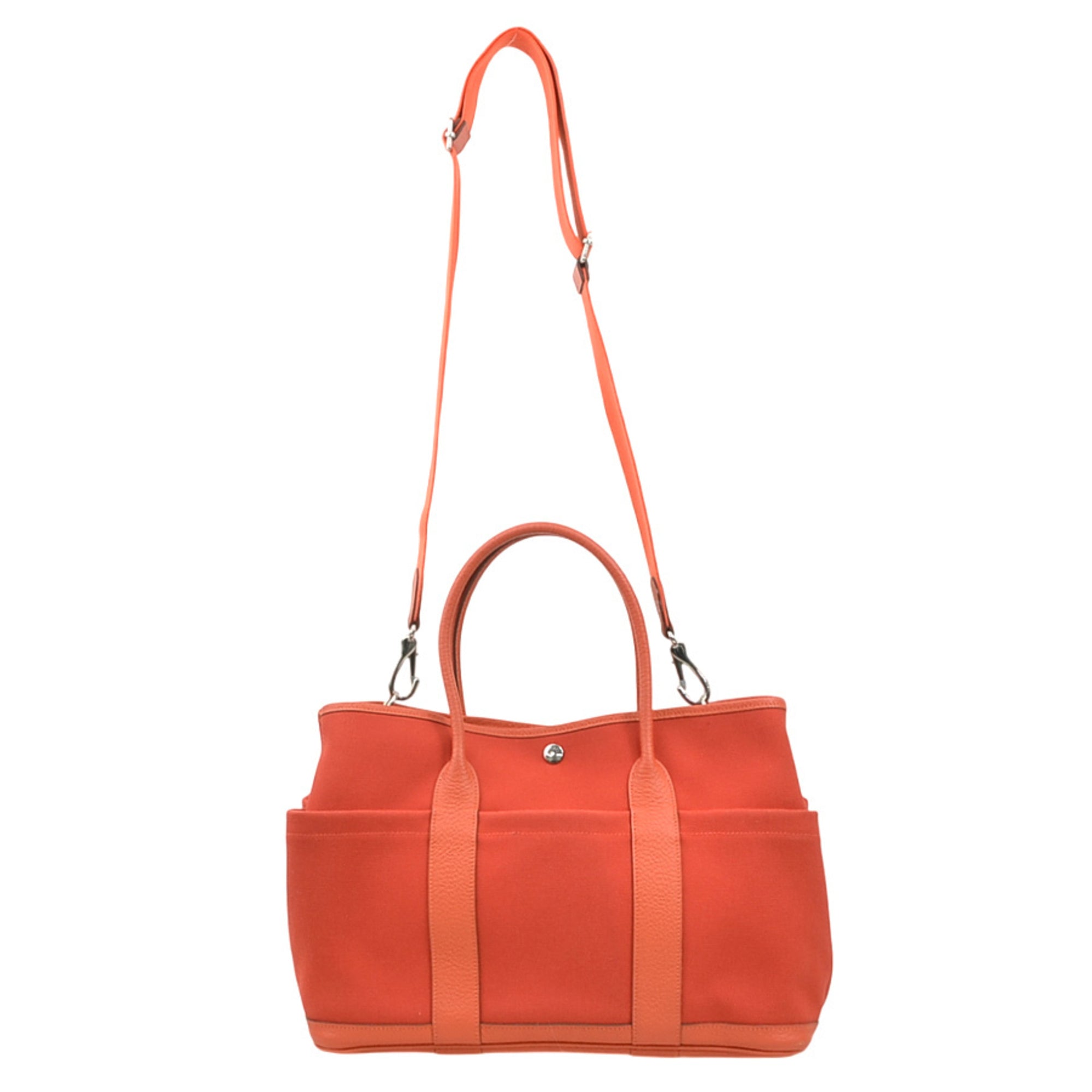 Hermes Capucine Country Leather Handbag Shoulder Bag (Pre-Owned)