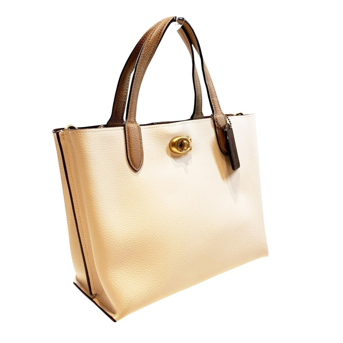Coach White Leather Handbag (Pre-Owned)