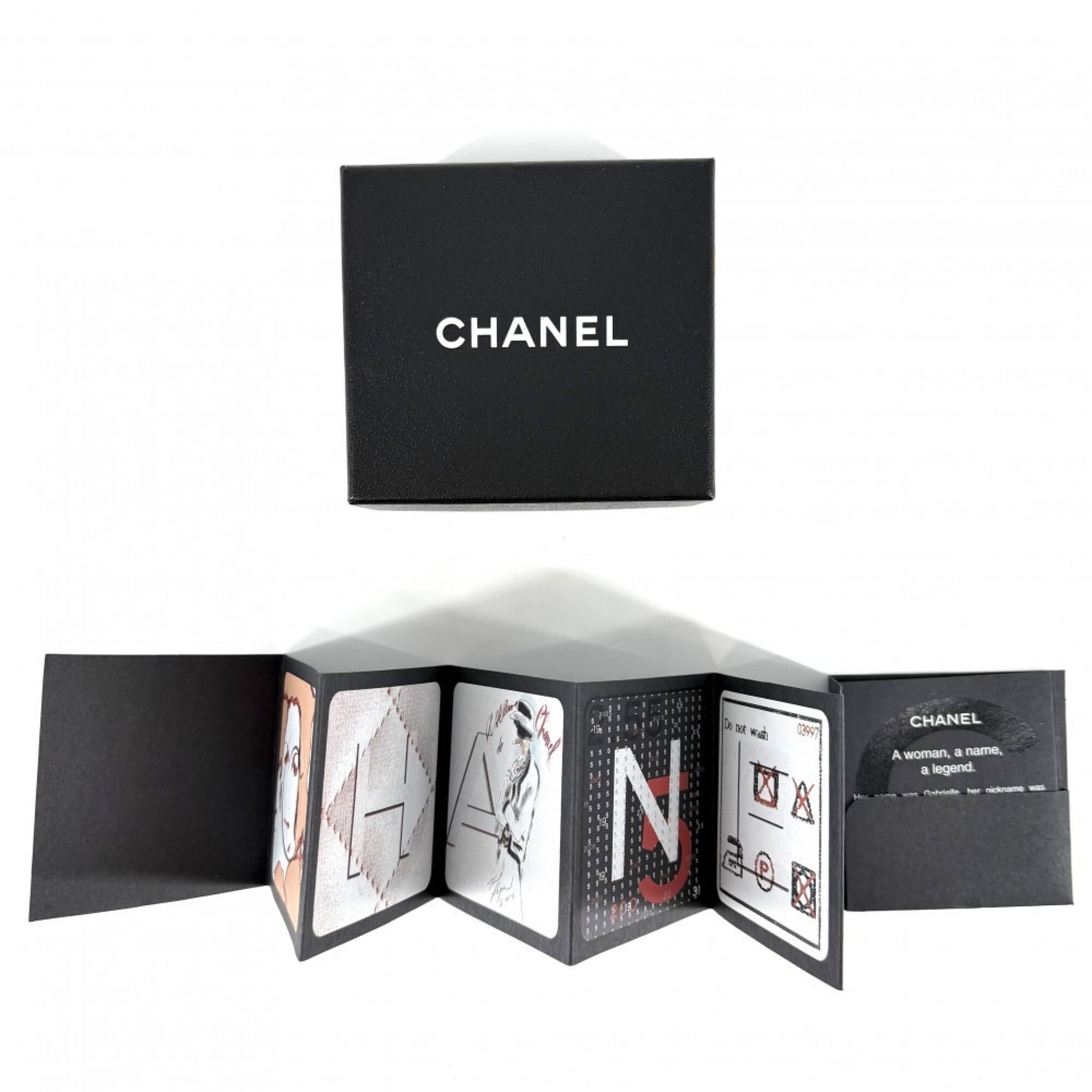 Chanel Beige Beige Gold Pink Beige Leather Pouch (Pre-Owned)