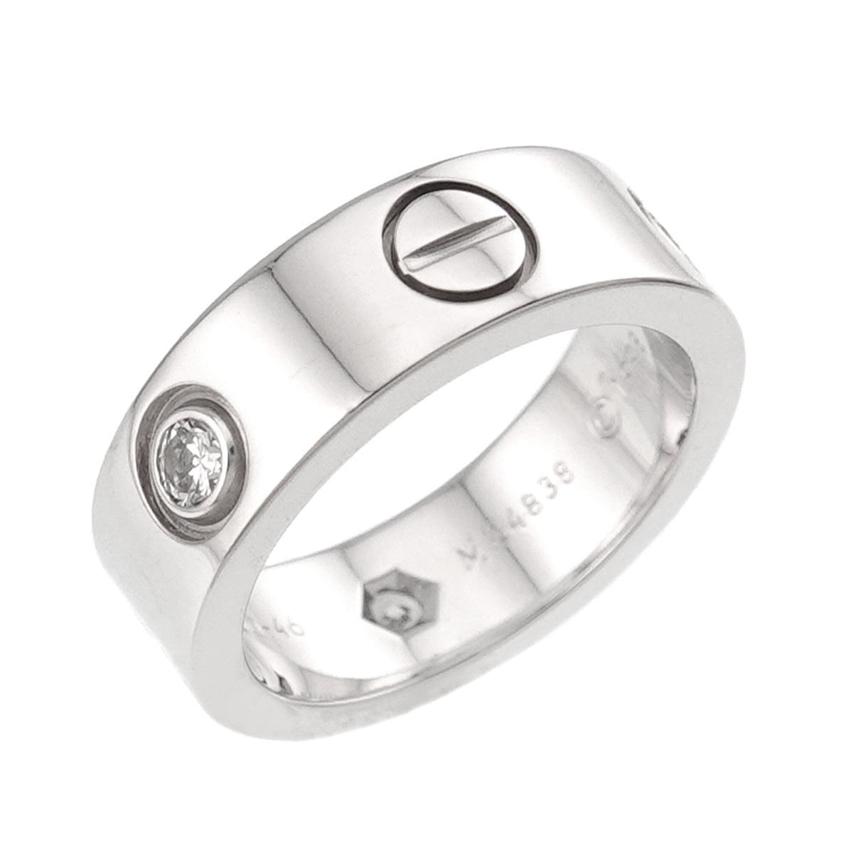 Cartier White Gold (18K) Band Ring (Pre-Owned)