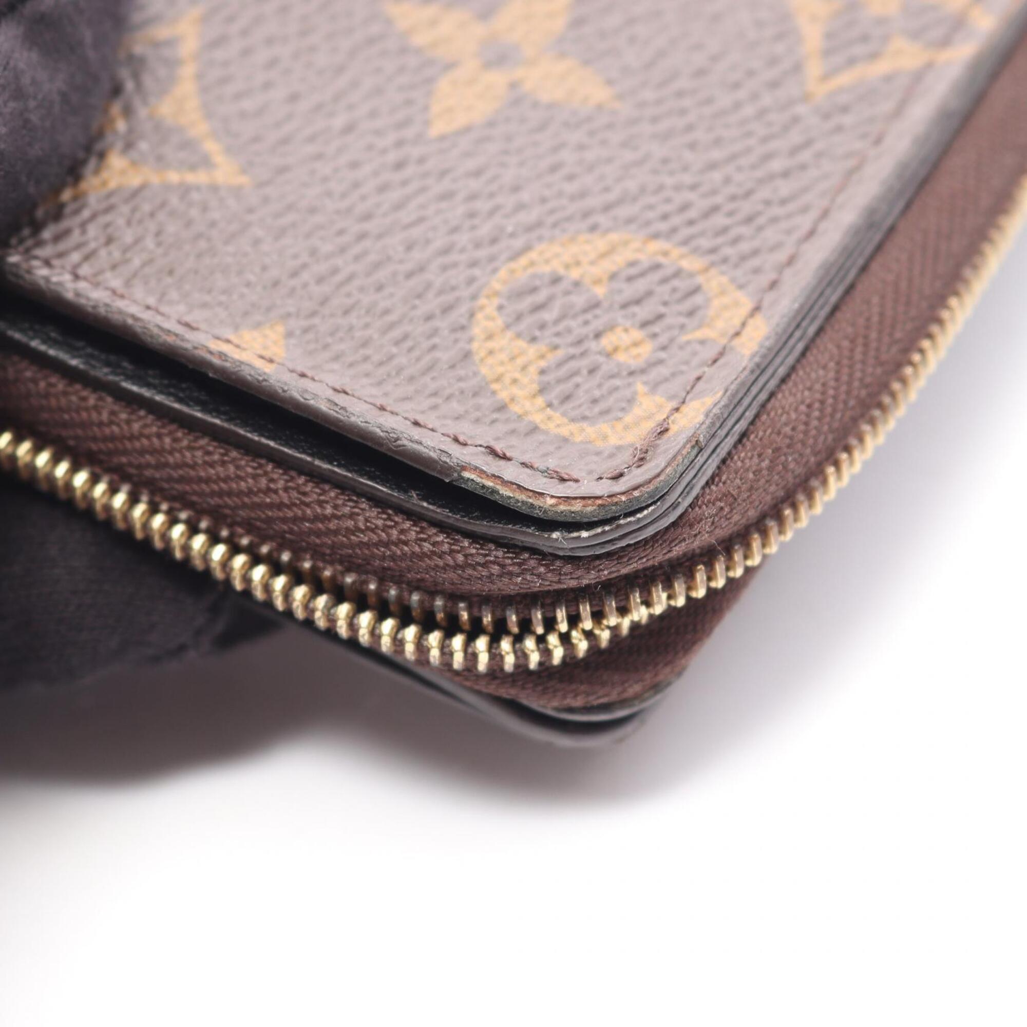 Louis Vuitton Monogram Reverse Brown Coated Canvas Wallet (Bi-Fold) (Pre-Owned)