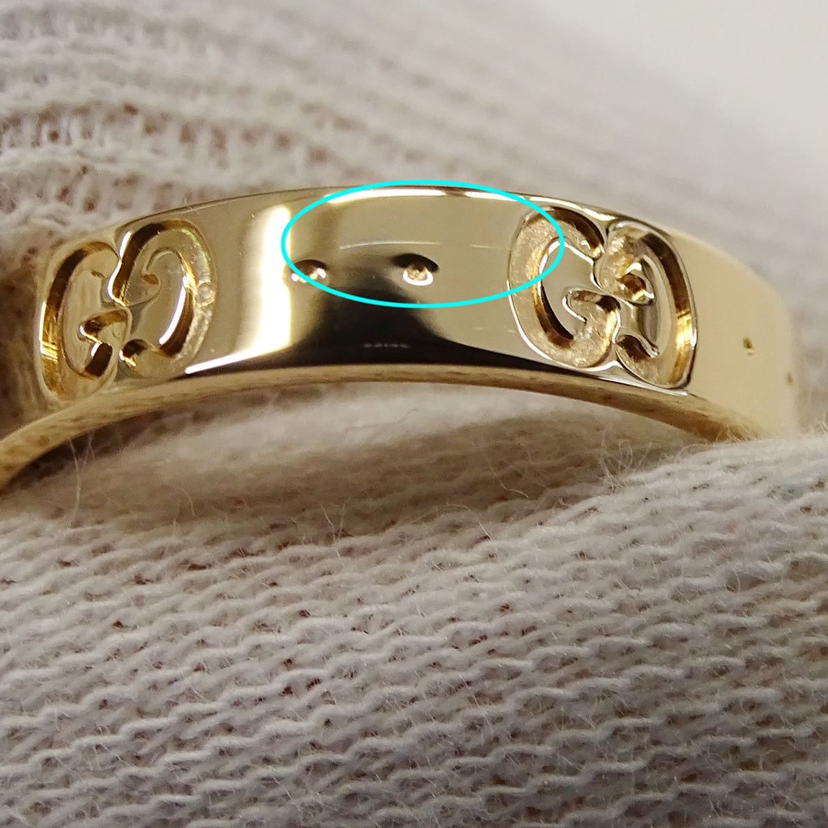 Gucci Icon Pink Gold Pink Gold (18K) Band Ring (Pre-Owned)