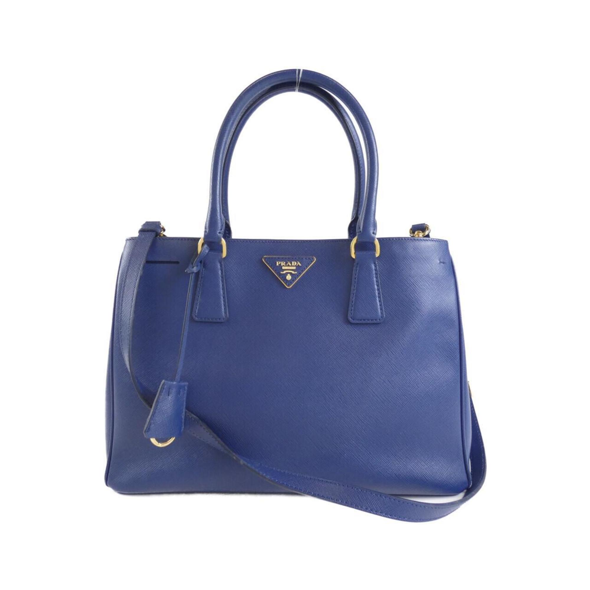 Prada Bluette Saffiano Lux Handbag (Pre-Owned)
