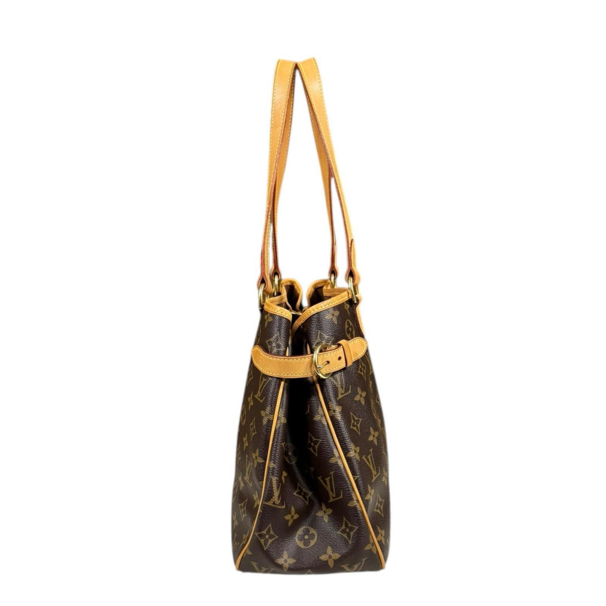 Louis Vuitton Brown Monogram Canvas Shoulder Bag (Pre-Owned)