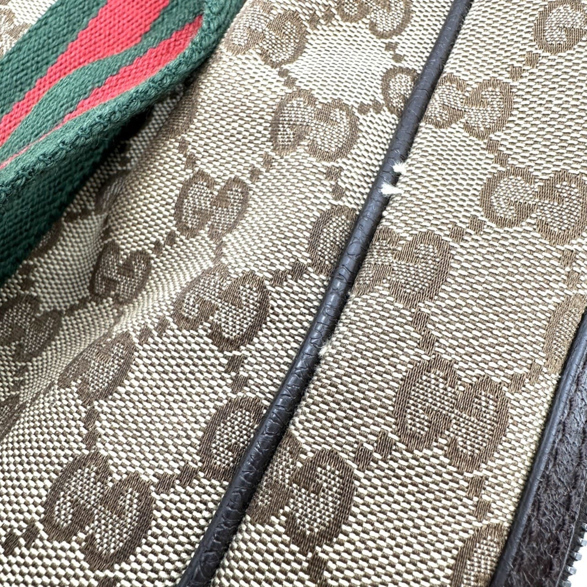 Gucci Gg Canvas Brown Gg Canvas Shoulder Bag Tote Bag (Pre-Owned)