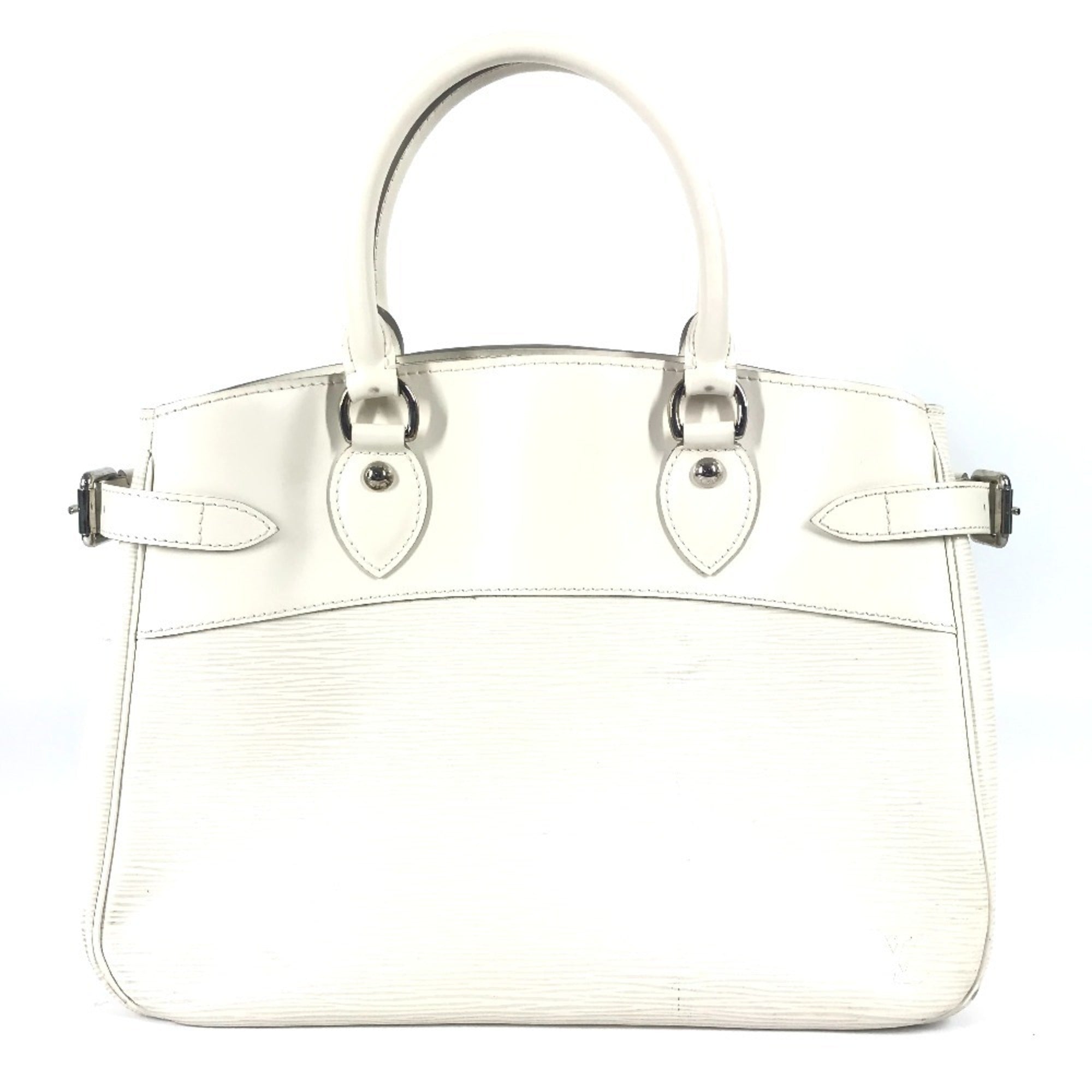Louis Vuitton Epi White Epi Leather Handbag Tote Bag (Pre-Owned)