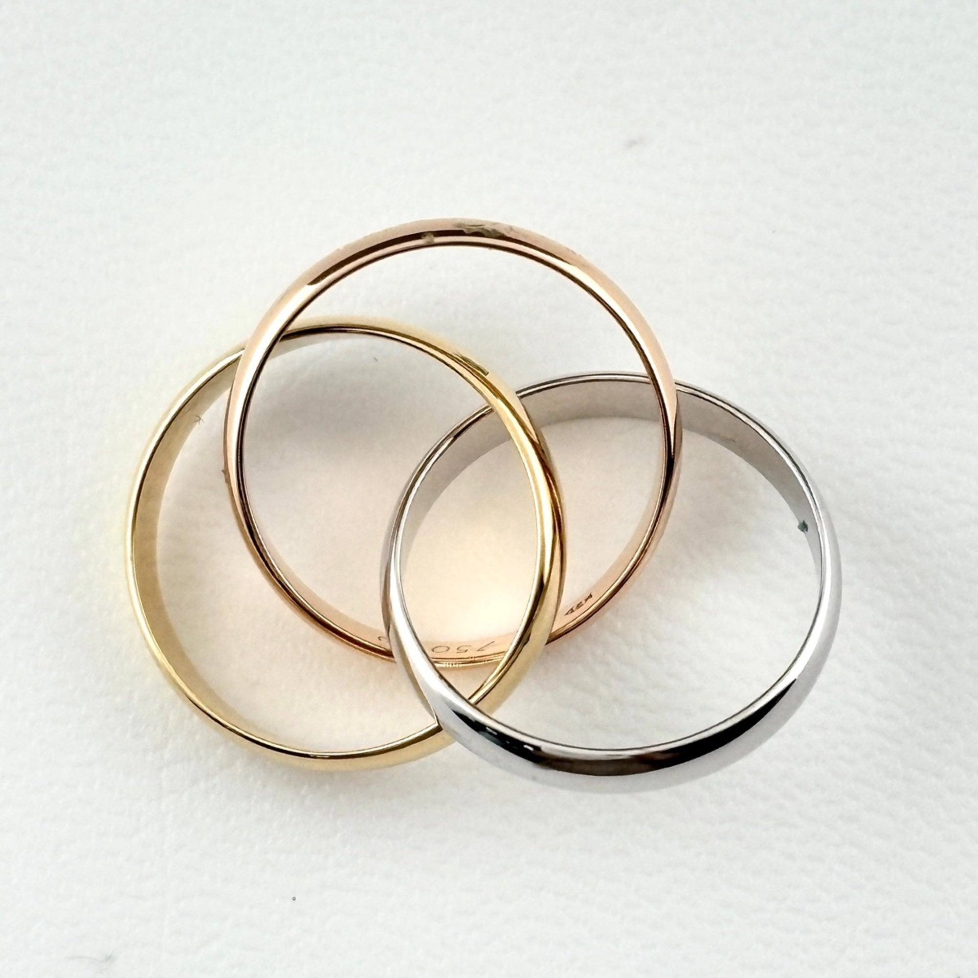 Cartier Yellow Gold (18K) Pink Gold (18K) White Gold (18K) Band Ring (Pre-Owned)