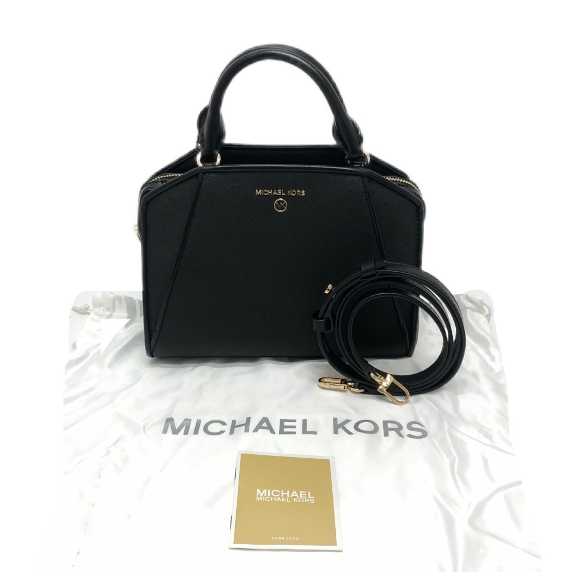 Michael Kors Black Pvc Handbag (Pre-Owned)