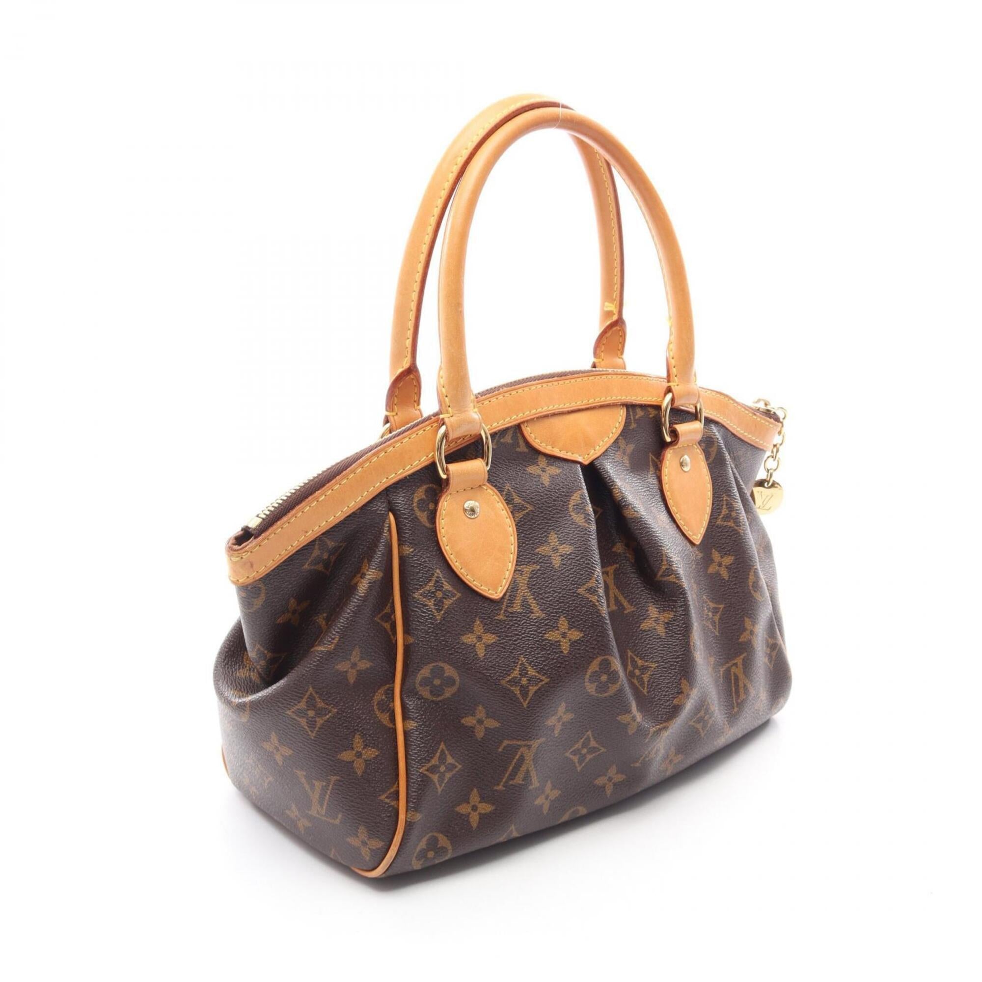 Louis Vuitton Brown Coated Canvas Leather Monogram Handbag (Pre-Owned)