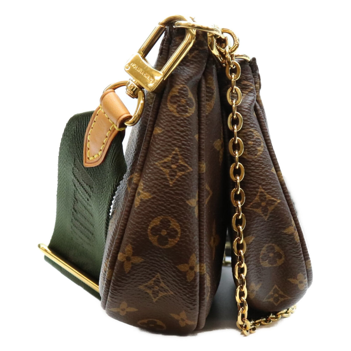 Louis Vuitton Brown Khaki Monogram Shoulder Bag (Pre-Owned)