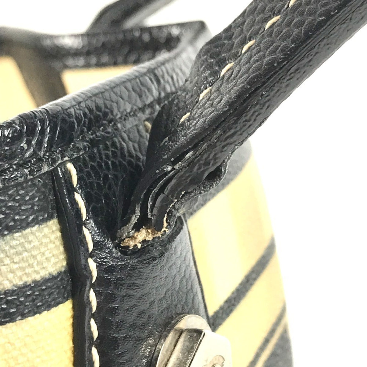 Chanel Black Pvc Leather Shoulder Bag Tote Bag (Pre-Owned)