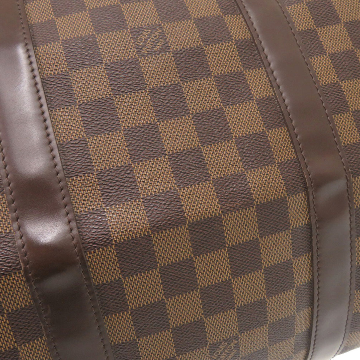 Louis Vuitton Damier Brown Damier Canvas Boston Bag (Pre-Owned)