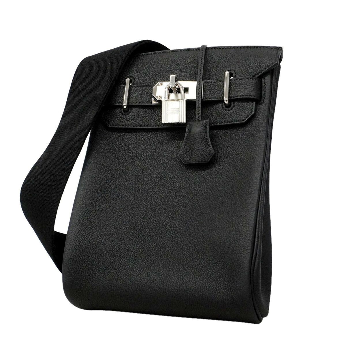 Hermes Black Togo Leather Shoulder Bag (Pre-Owned)