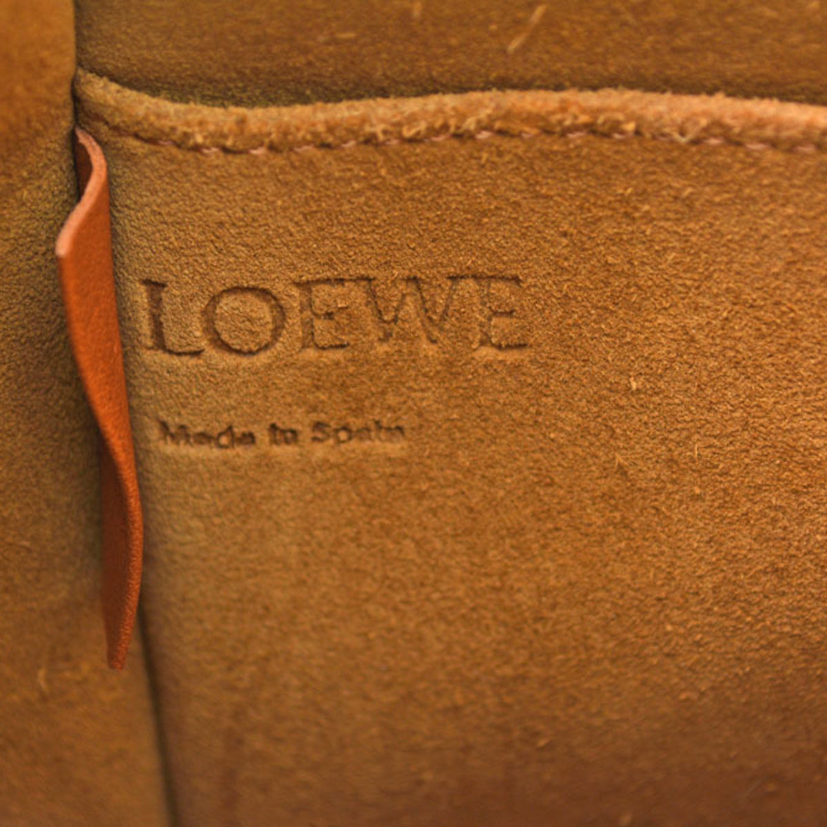 Loewe Brown Yellow Leather Shoulder Bag (Pre-Owned)